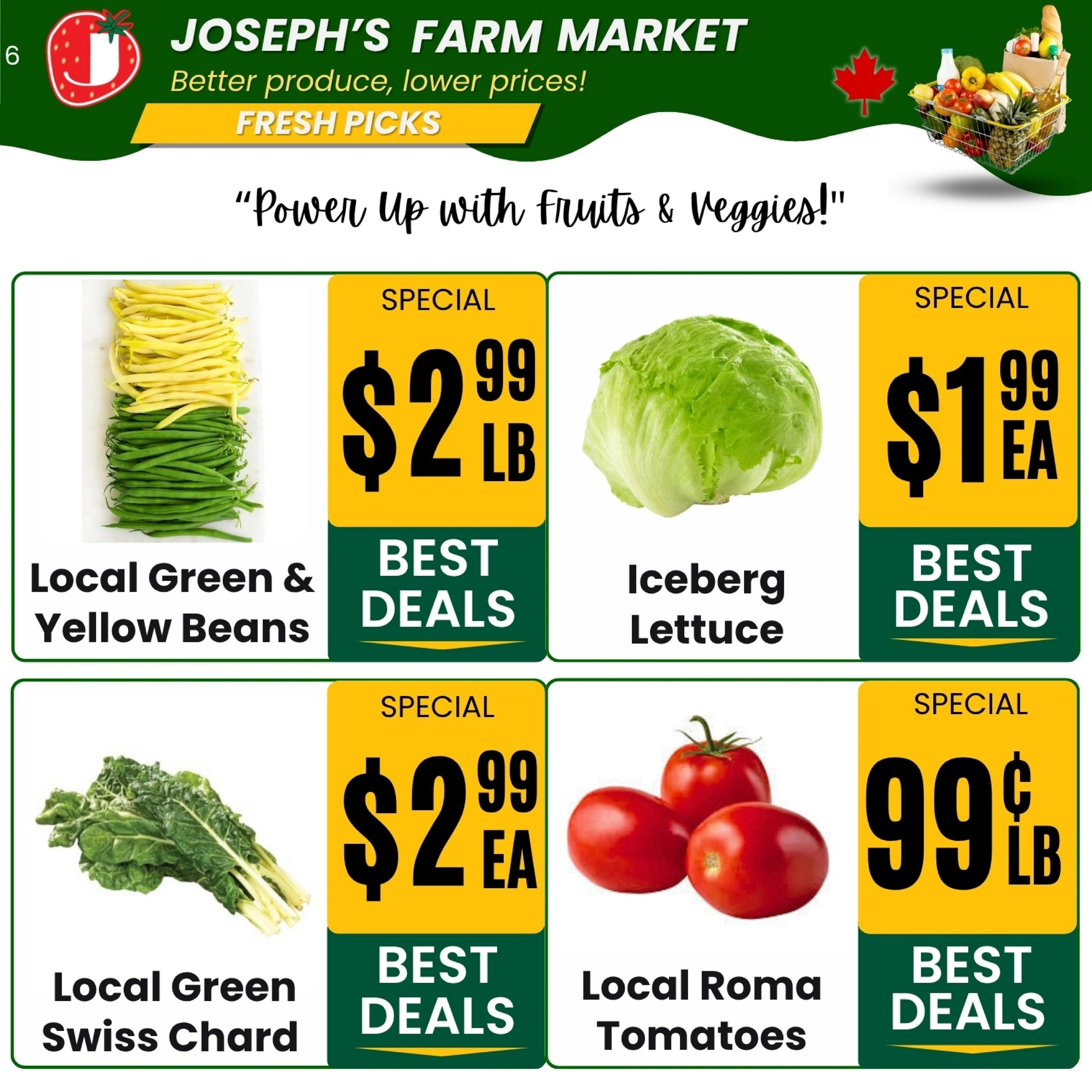 Joseph's Farm Market flyer page 2