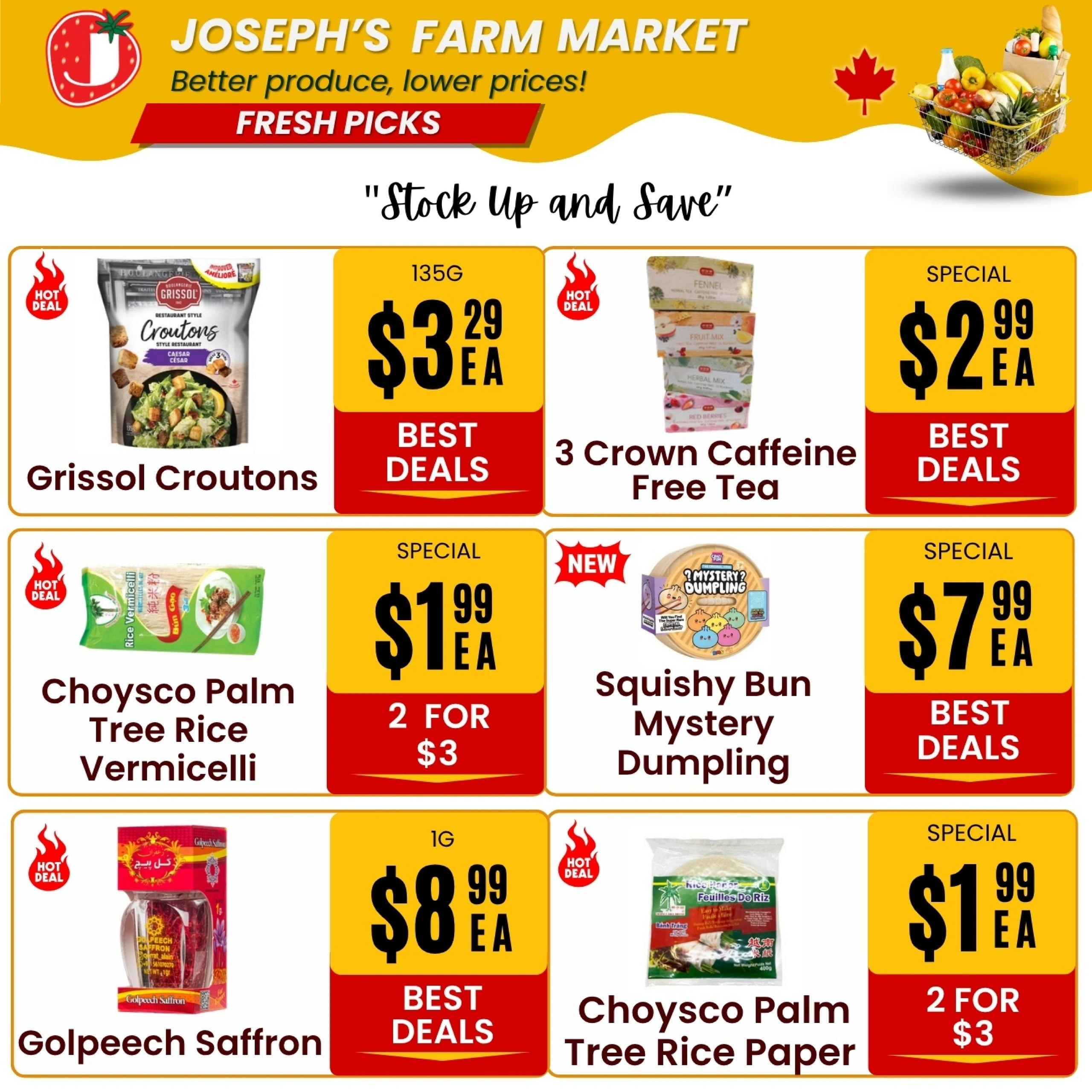 Joseph's Farm Market flyer page 6