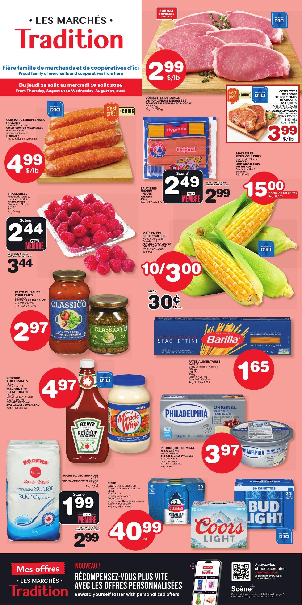 Les Marchés Tradition flyer page 1