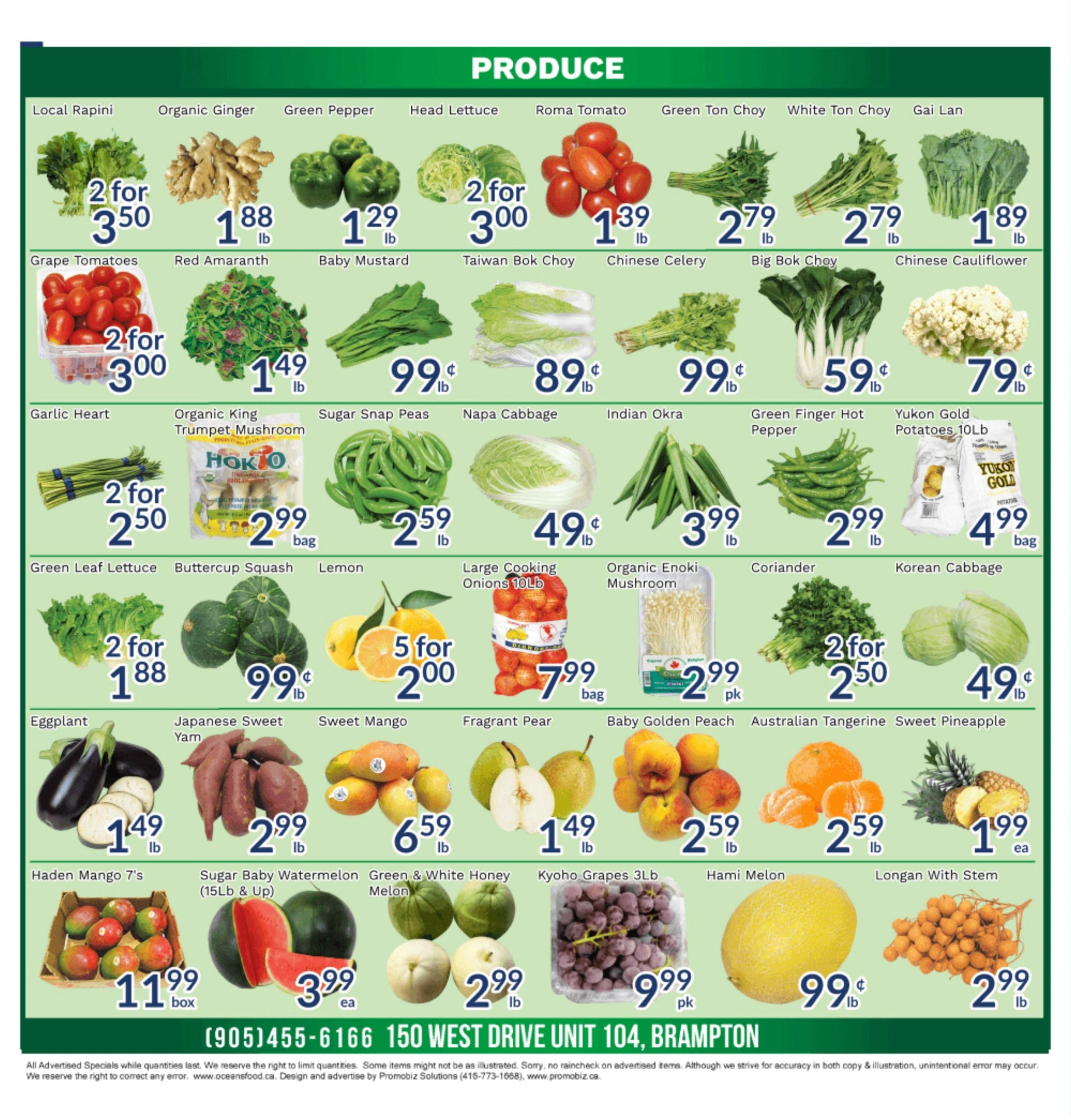 Oceans Fresh Food Market flyer page 2