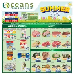 Oceans Fresh Food Market Indexed Weekly