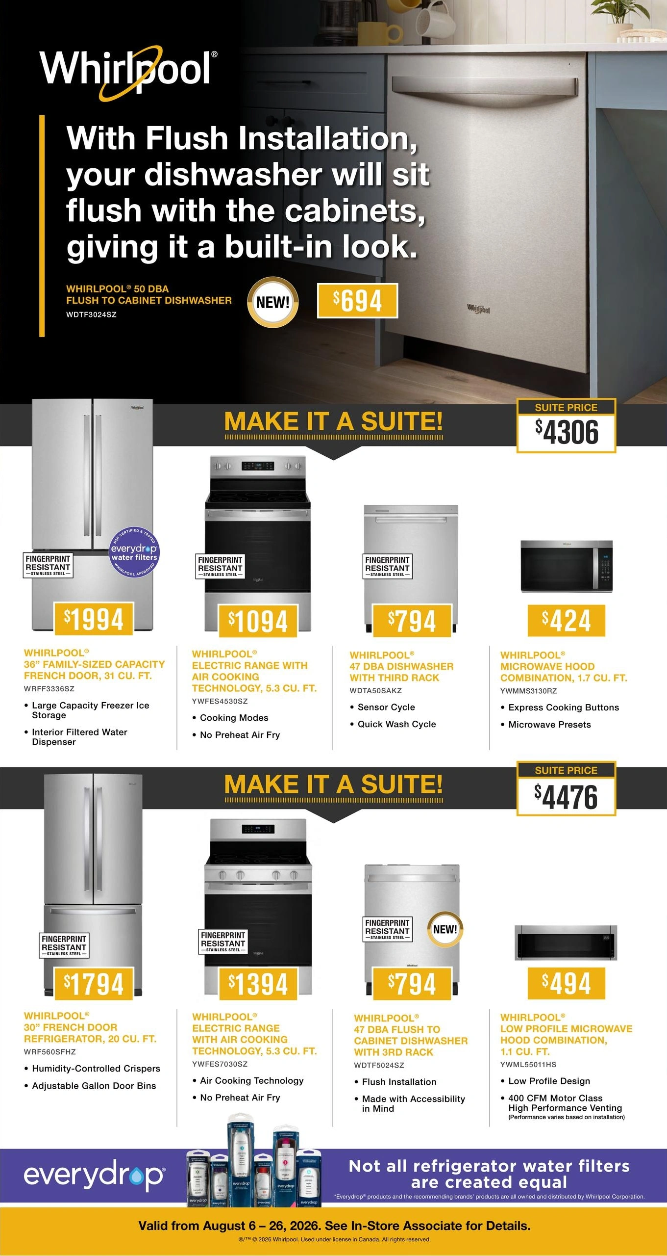 K-W Appliance Plus flyer page 2