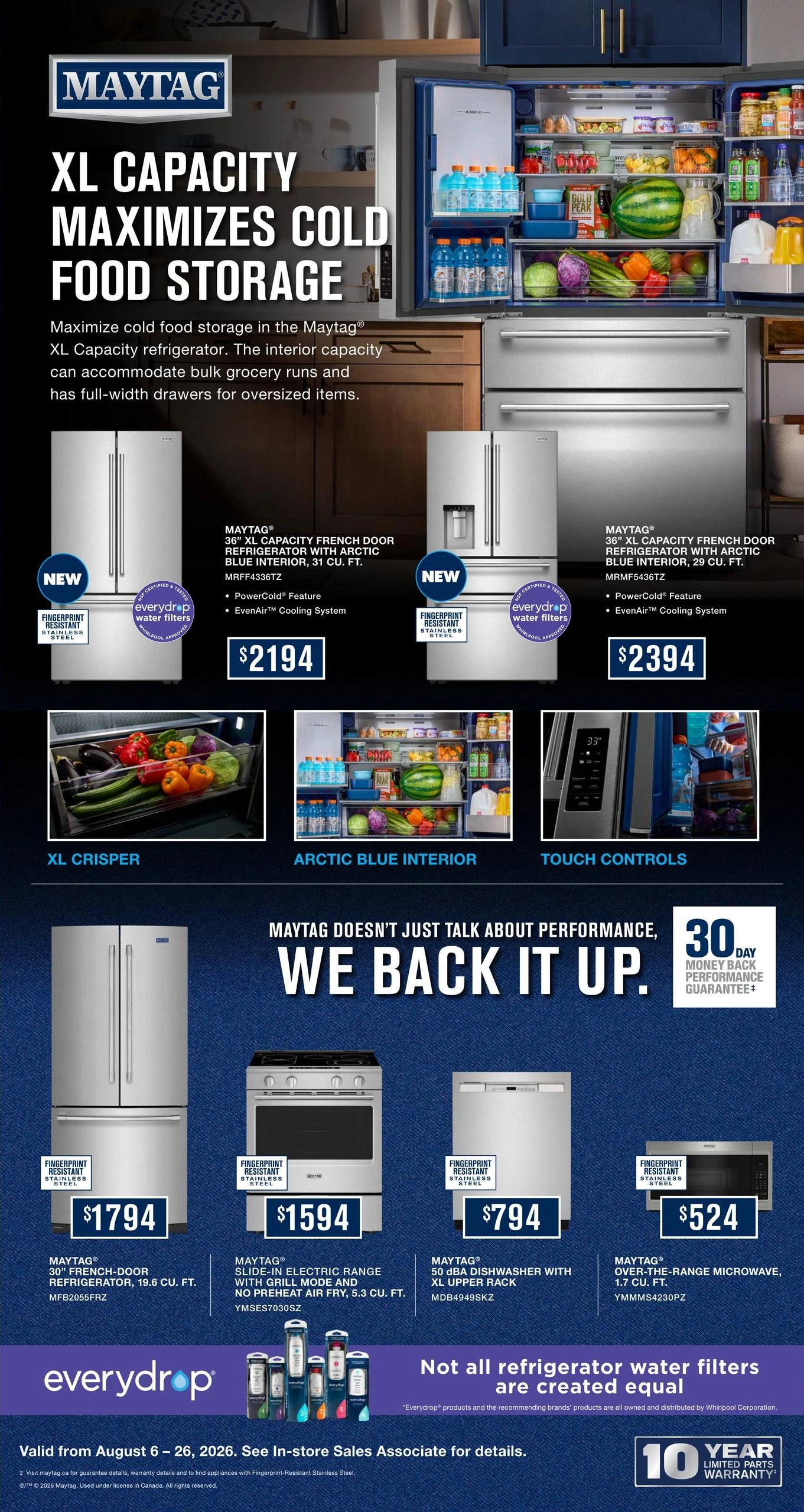 K-W Appliance Plus flyer page 4