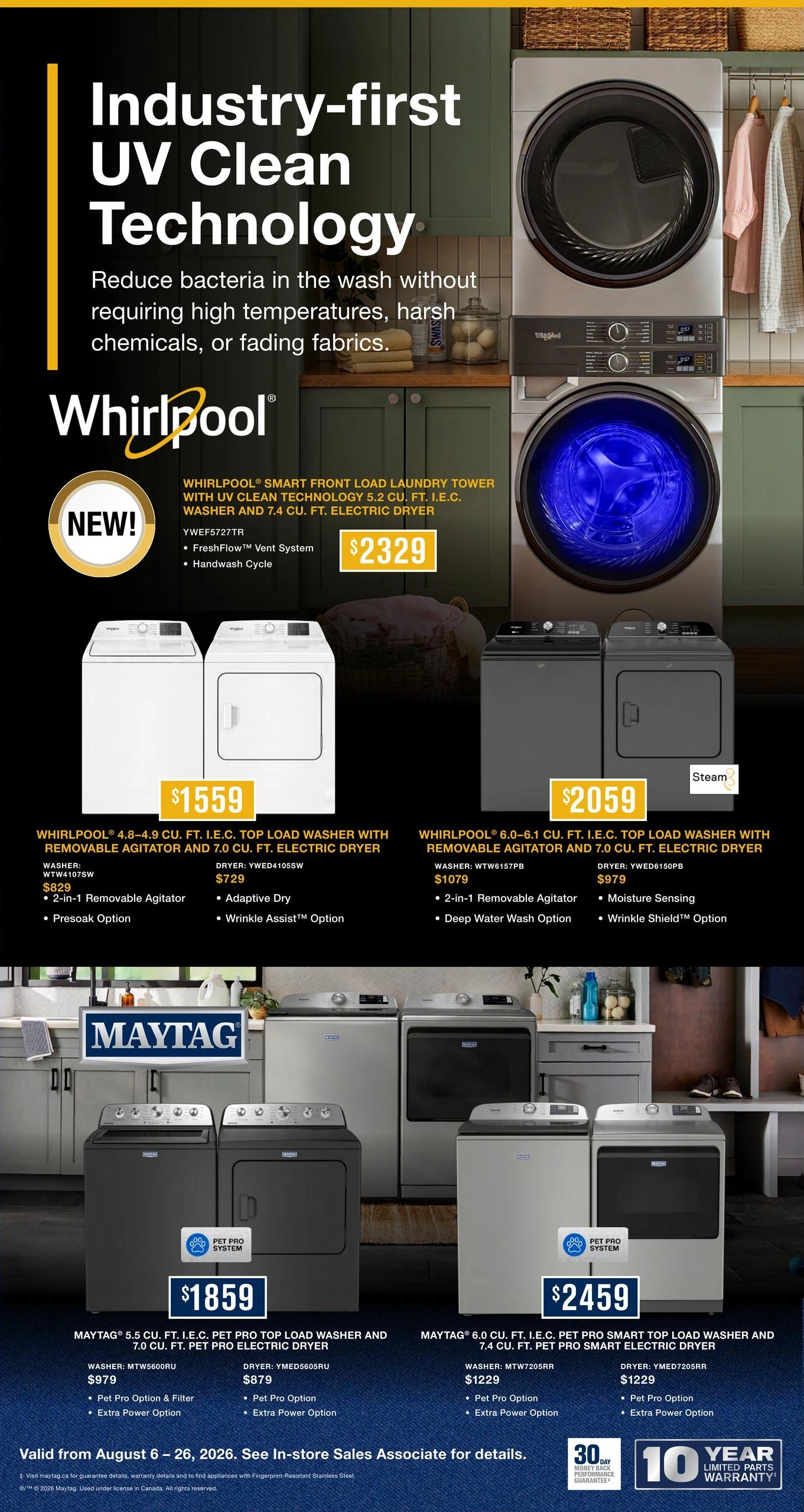 Alpha's Appliance Solutions flyer page 5