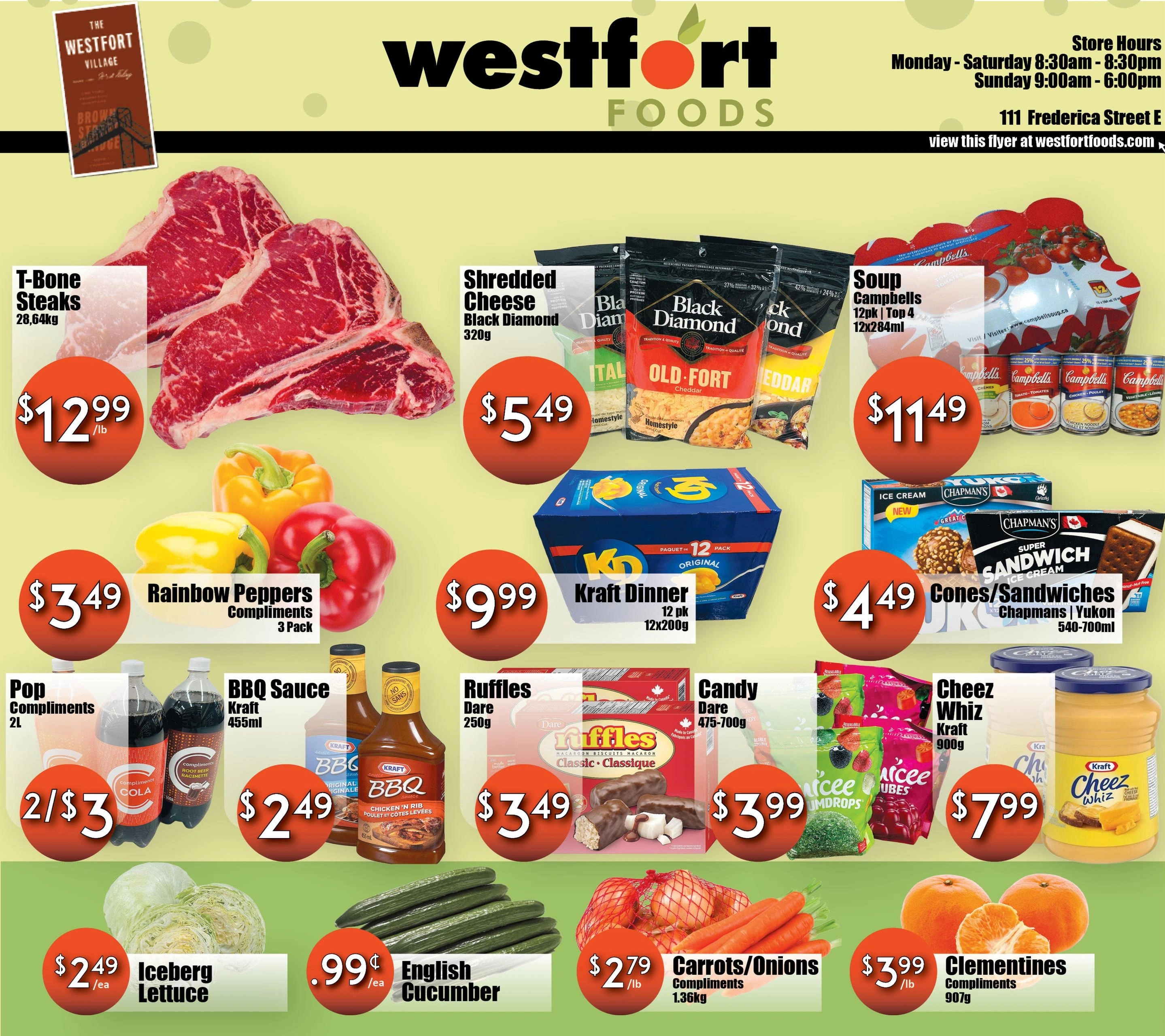Westfort Foods flyer page 1