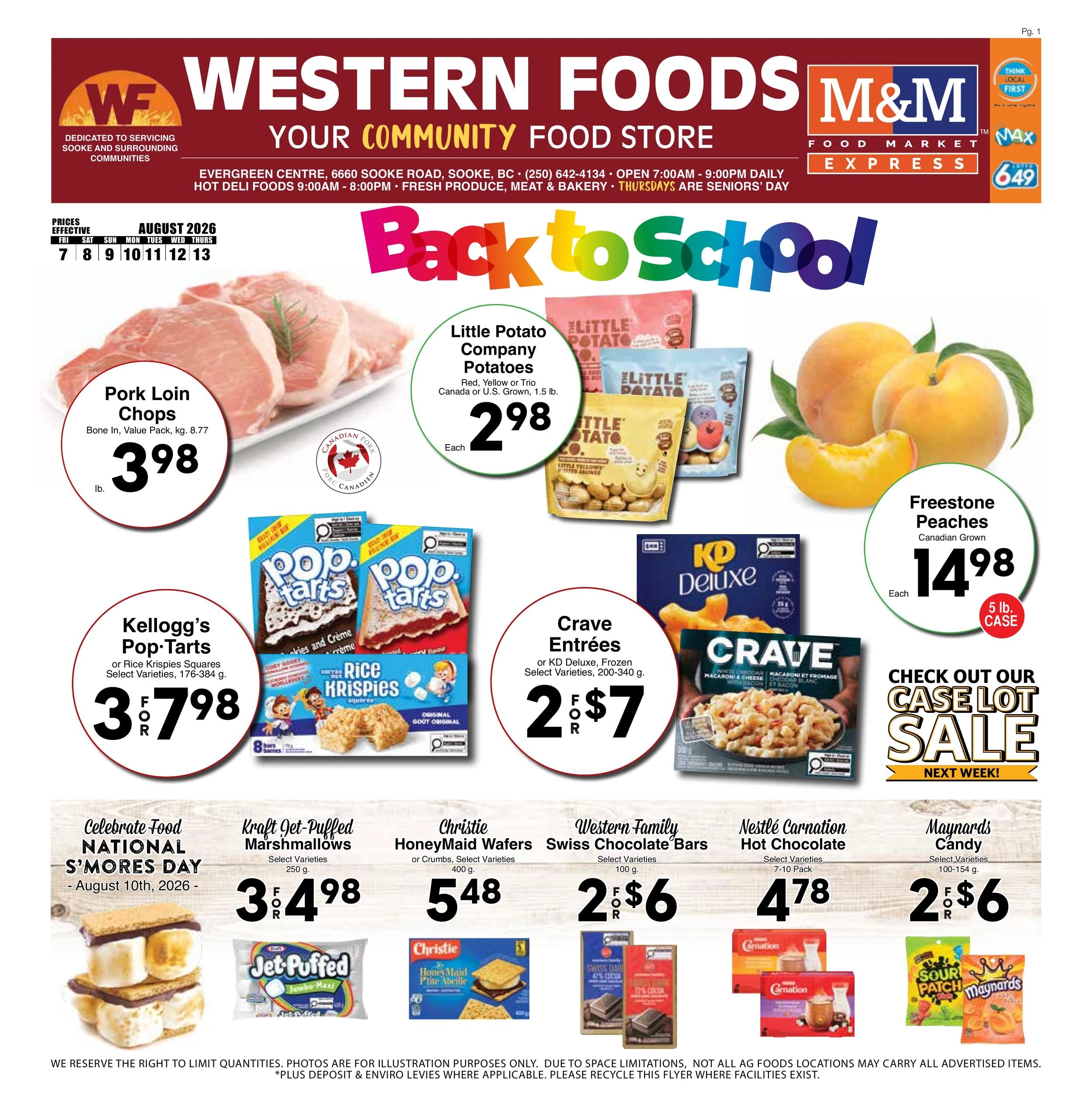 Western Foods flyer page 1