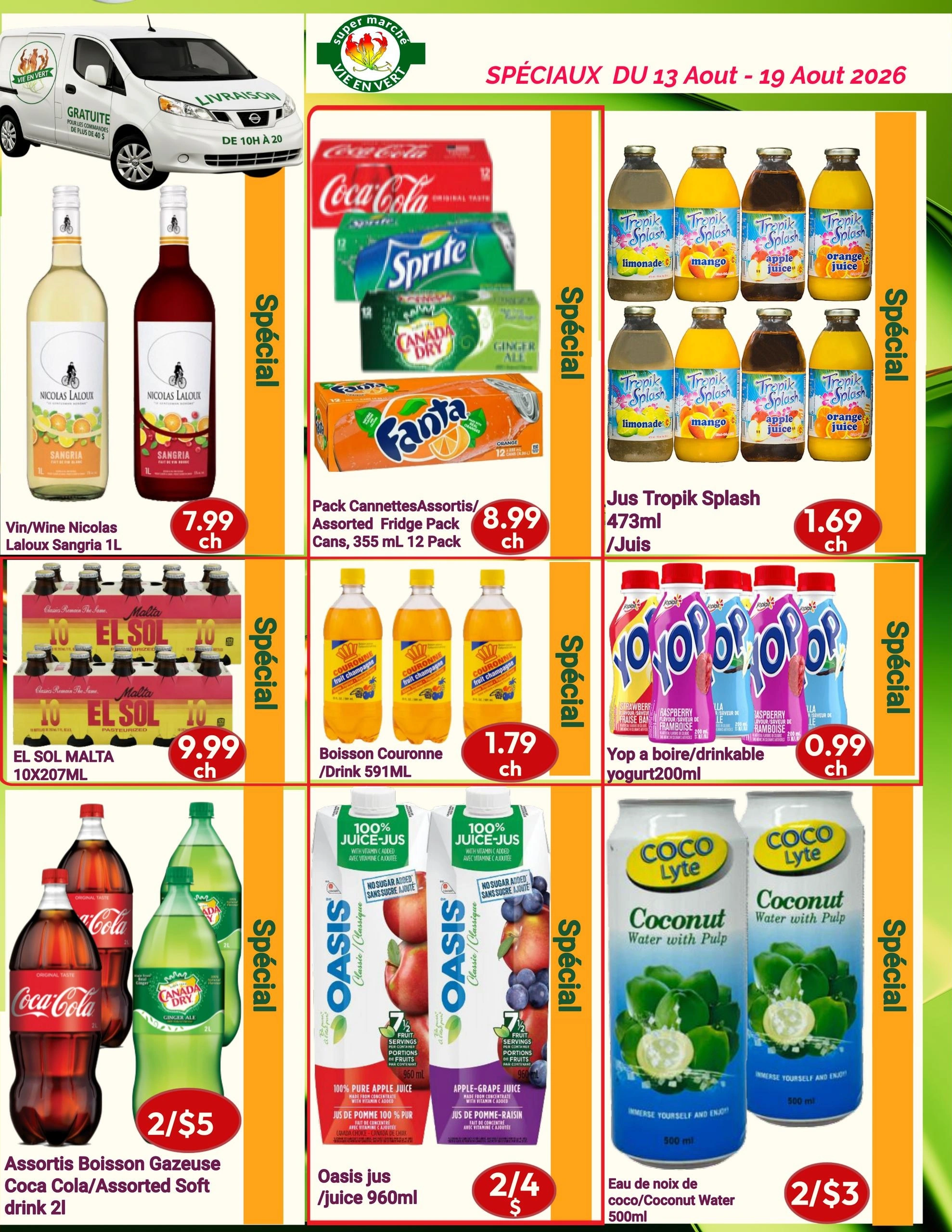 Vie En Vert flyer page 9