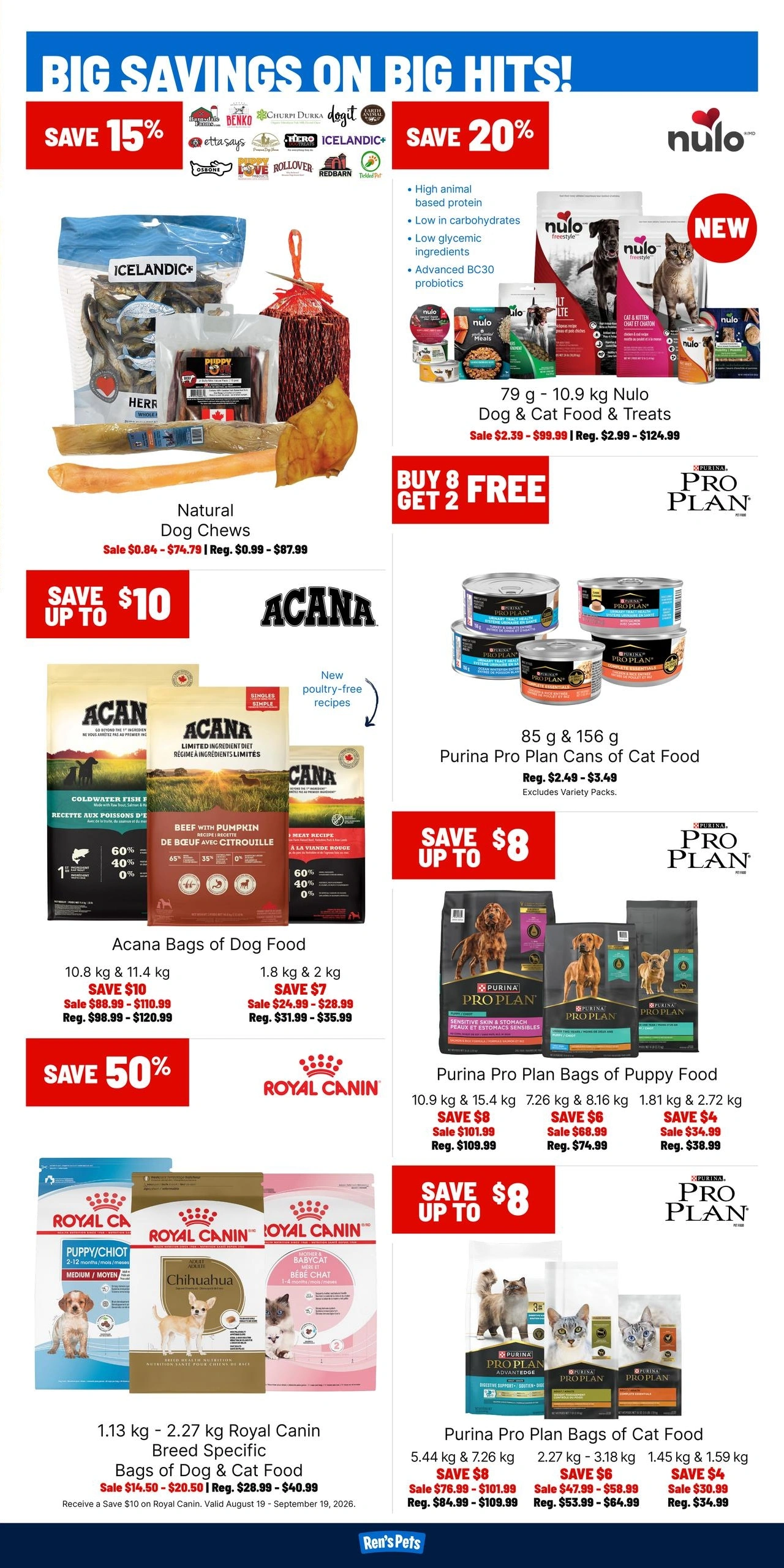 Ren's Pets flyer page 2