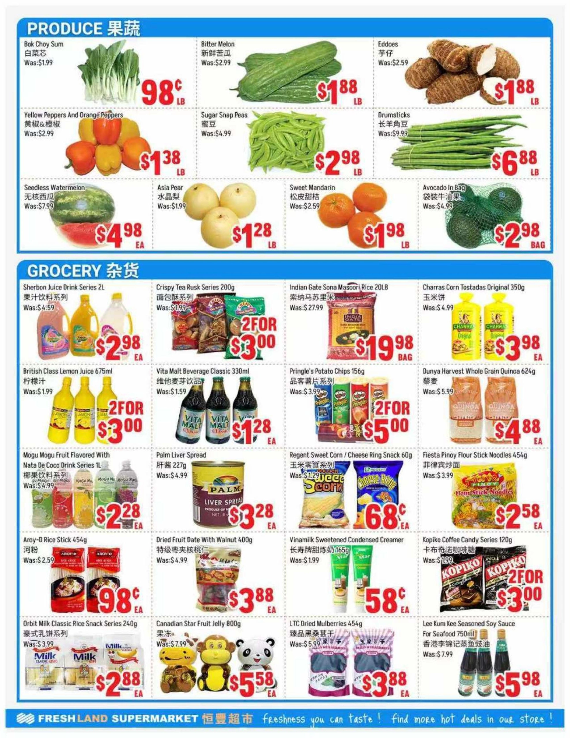 Fresh Land Supermarket flyer page 4