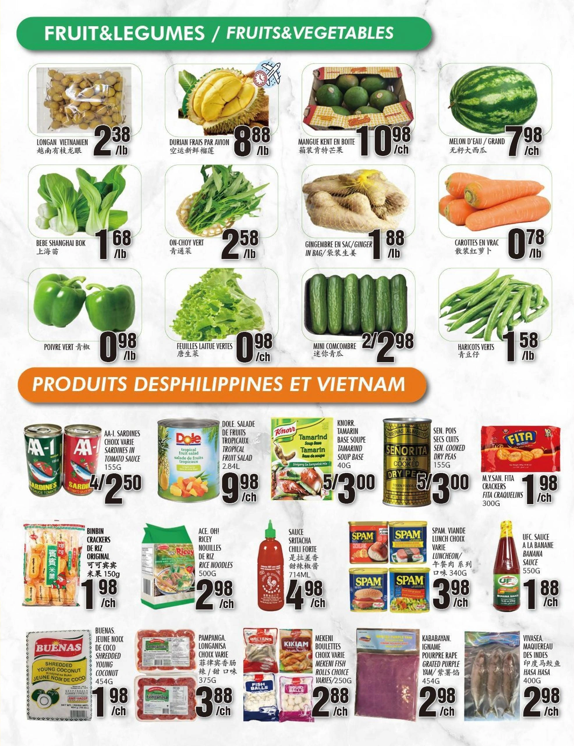 Marché Newon flyer page 2