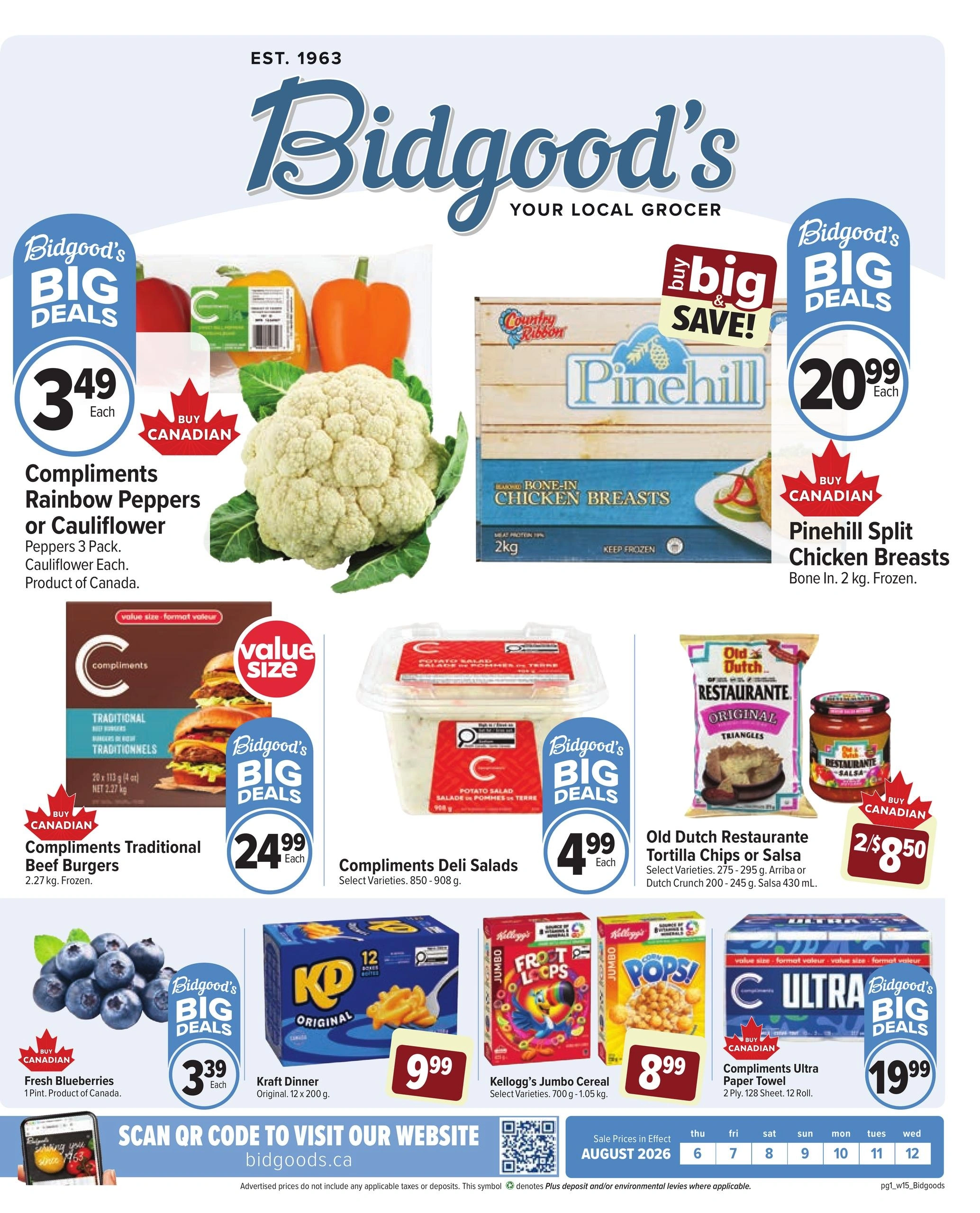 BidGood's flyer page 1