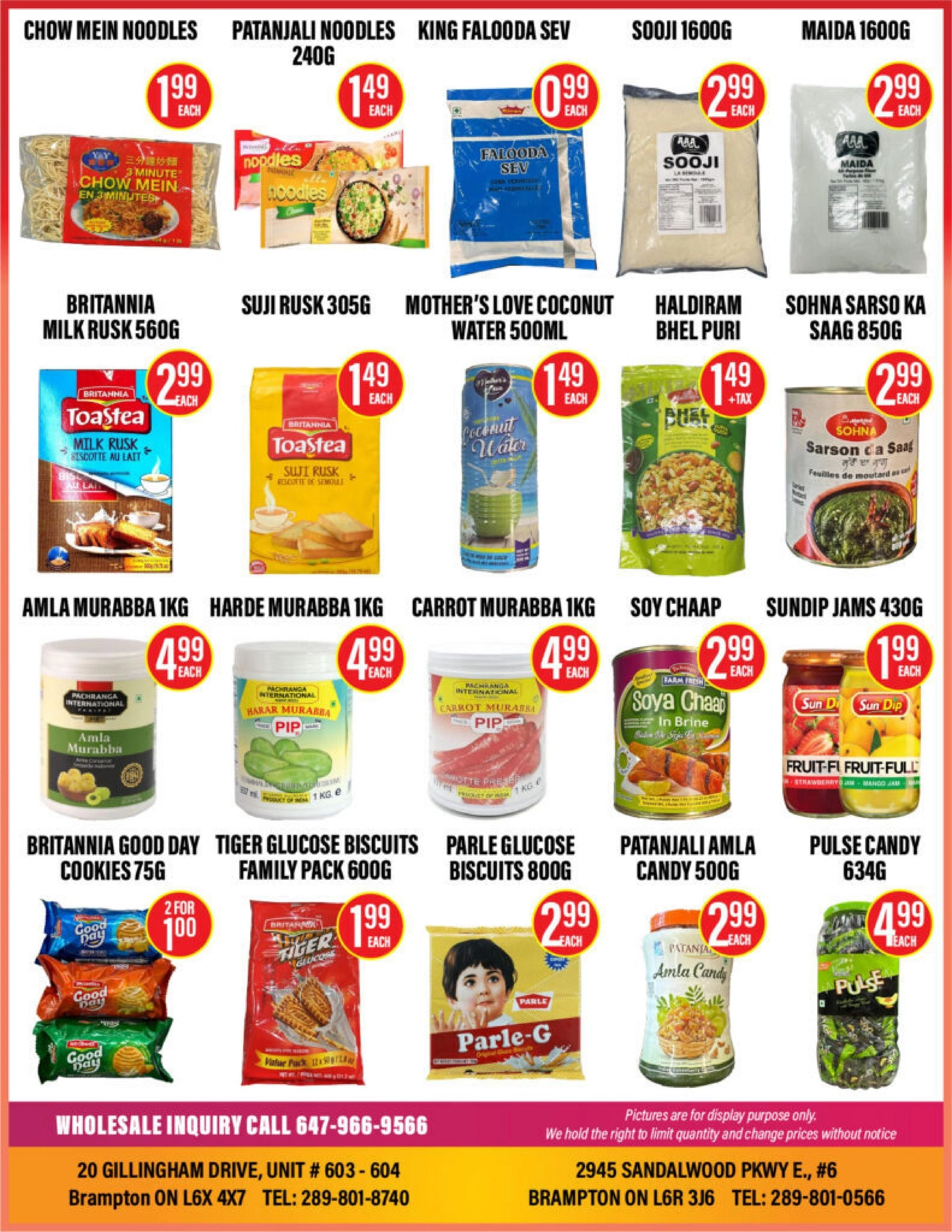 Noble Fresh Foods flyer page 2