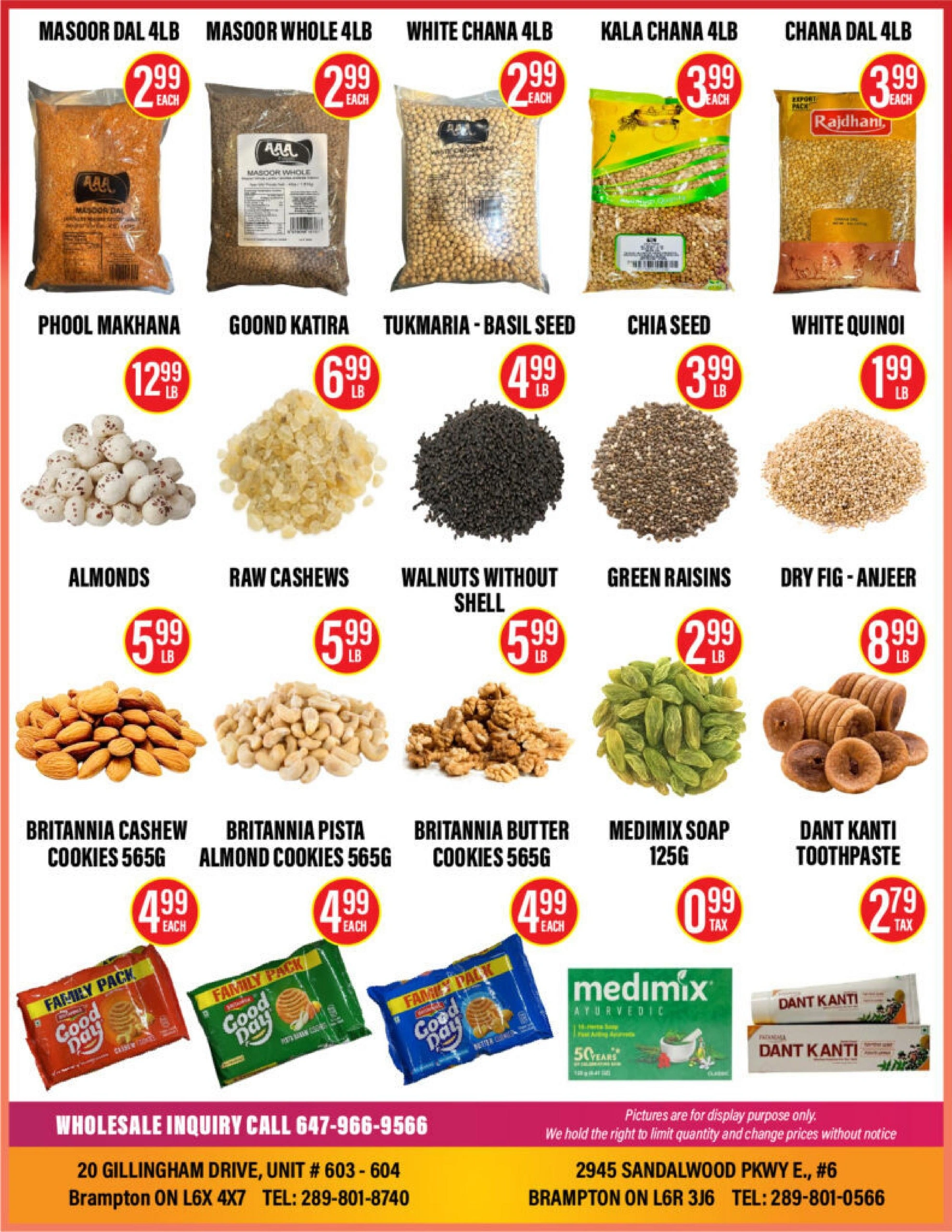 Noble Fresh Foods flyer page 3
