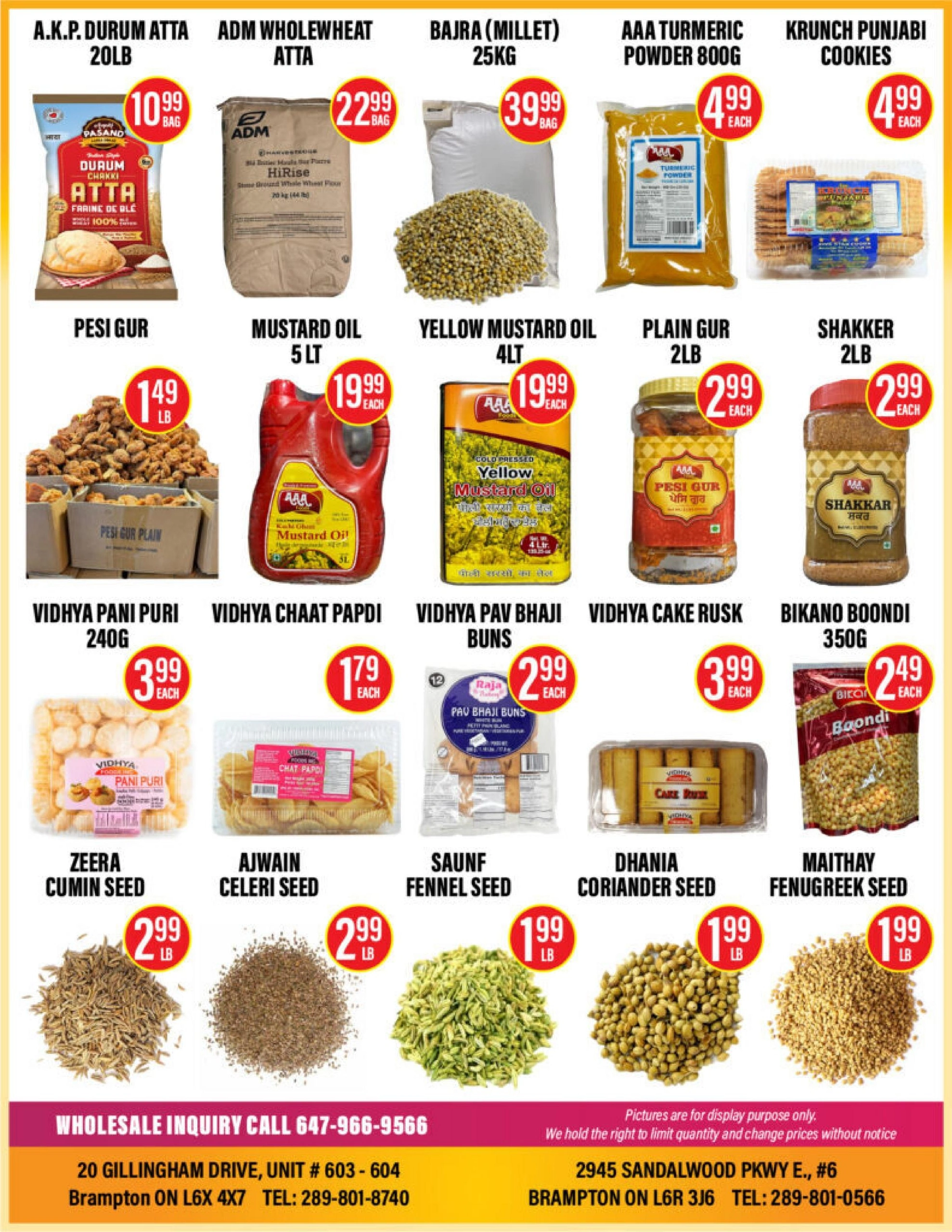 Noble Fresh Foods flyer page 4