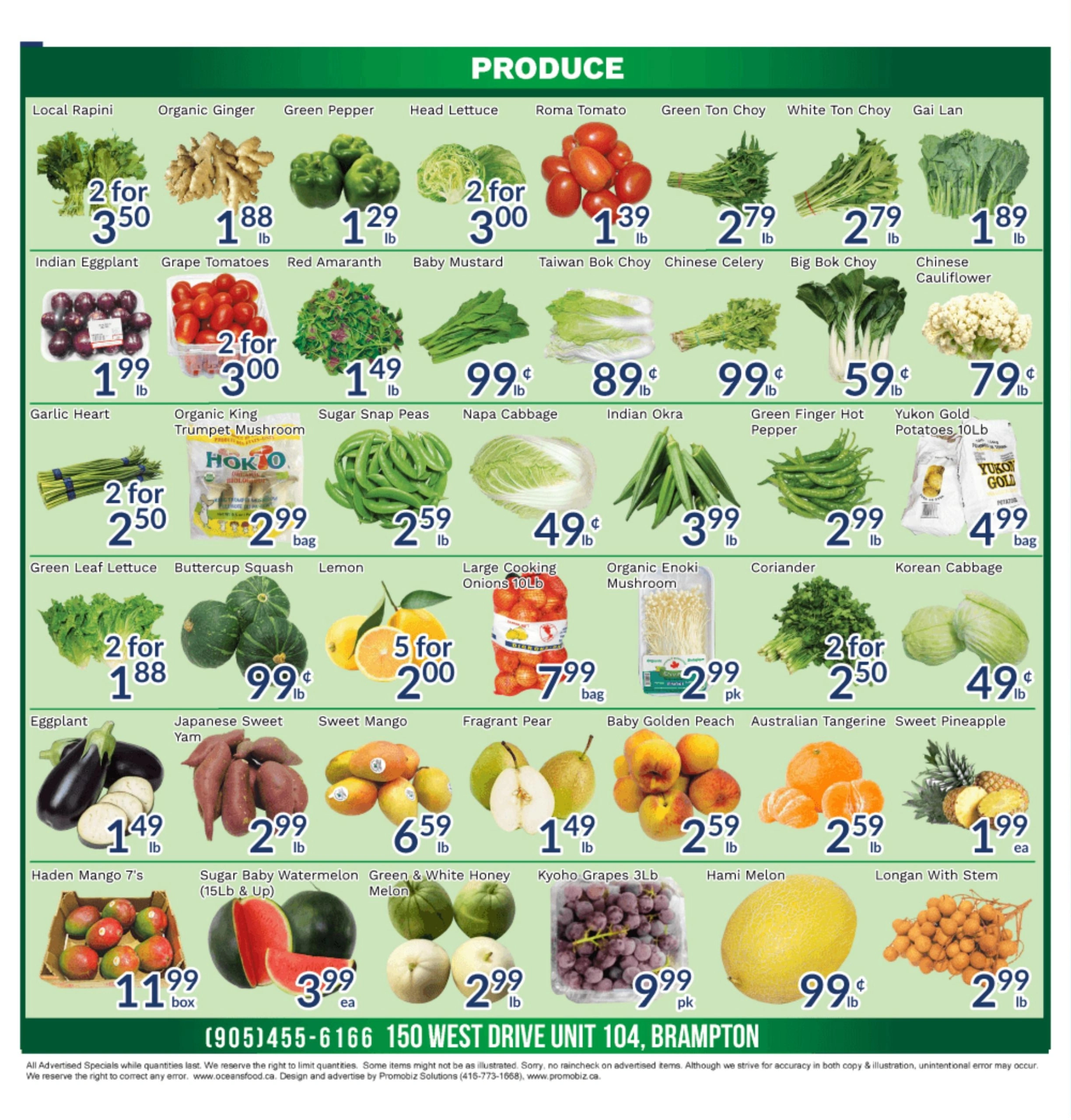 Oceans Fresh Food Market flyer page 2