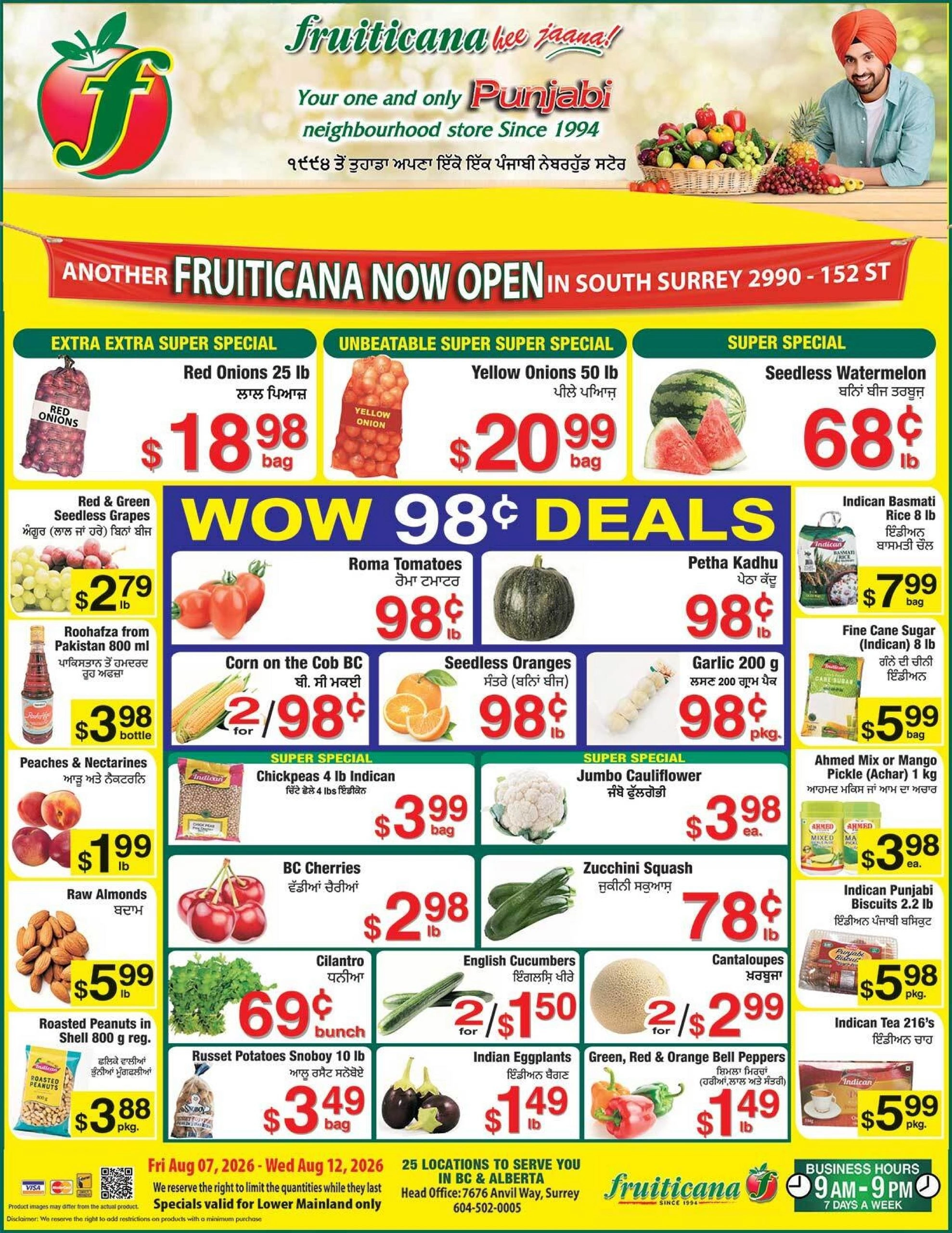Fruiticana flyer page 1