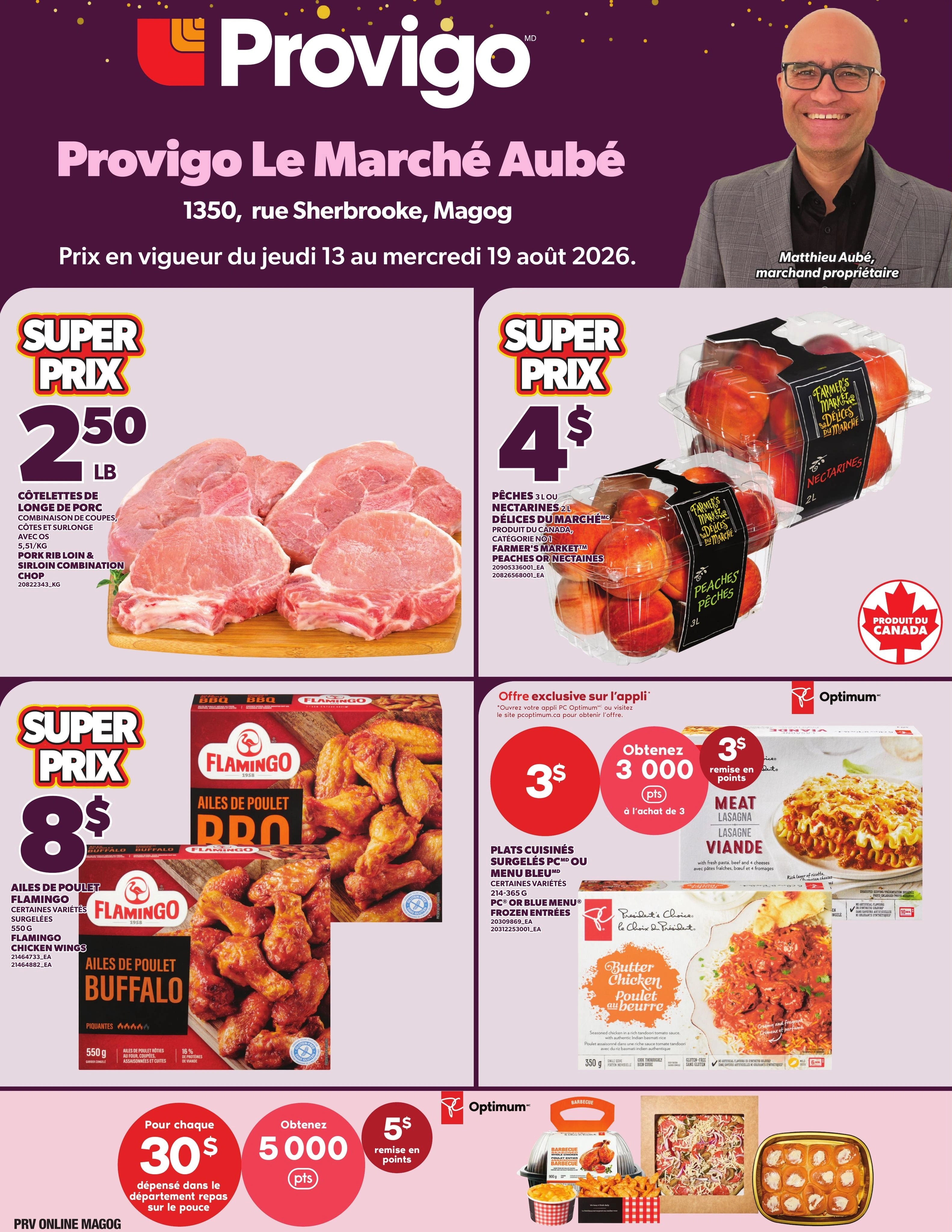 Provigo flyer page 1