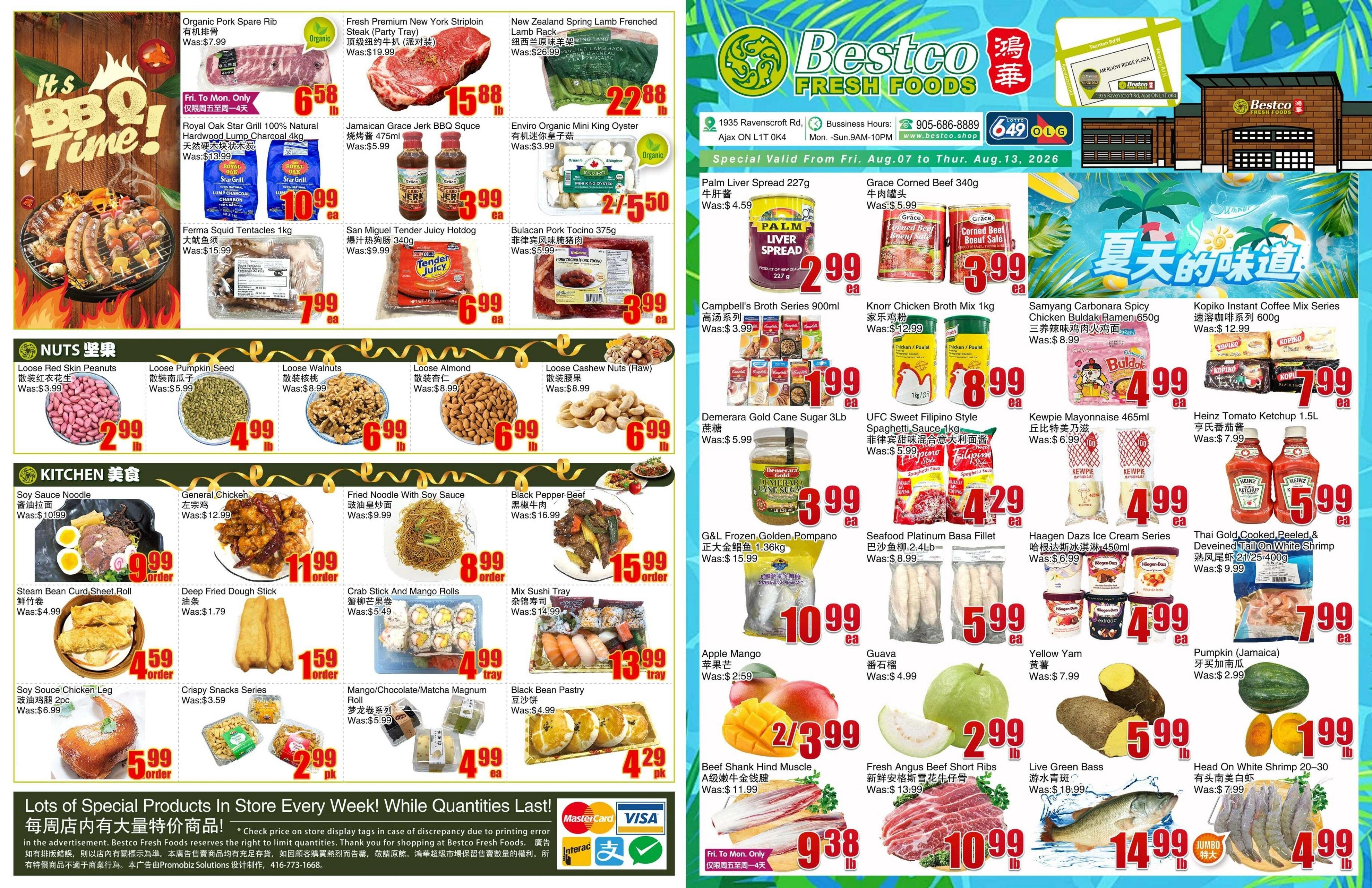 Bestco Foodmart flyer page 1