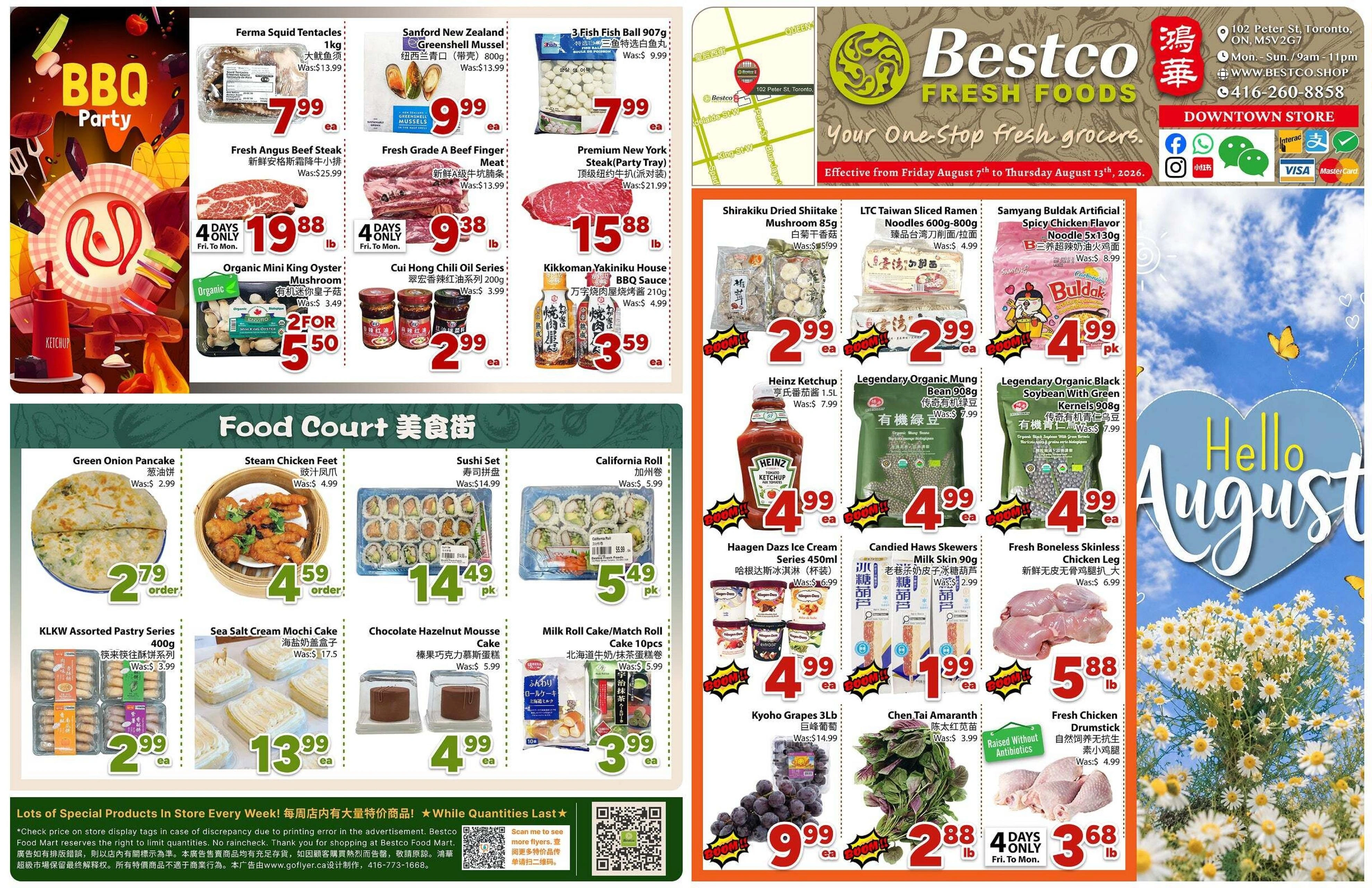 Bestco Foodmart flyer page 1