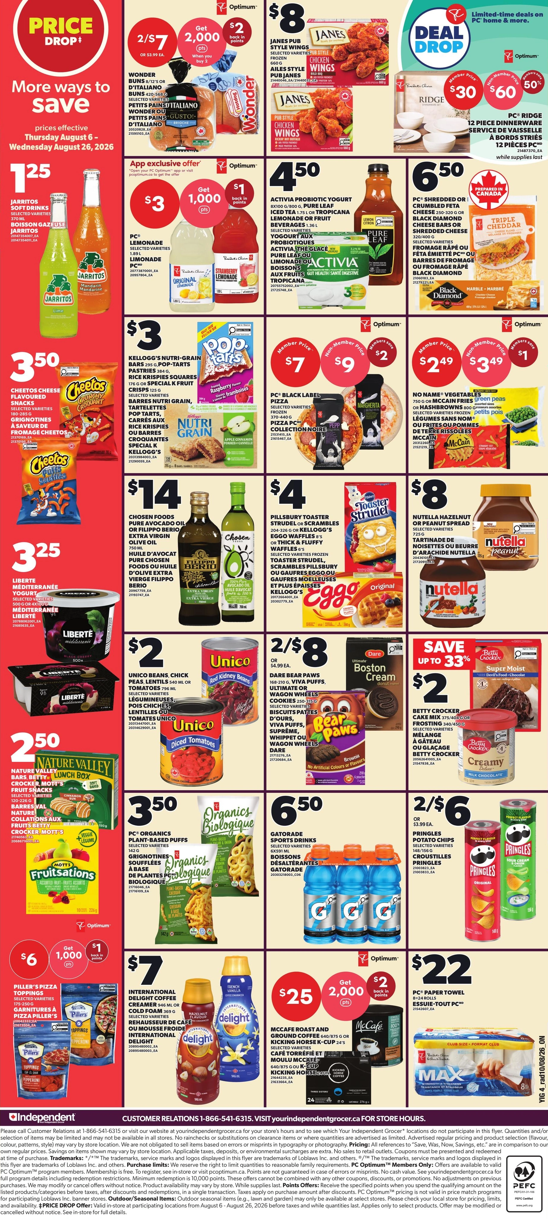 Your Independent Grocer flyer page 2