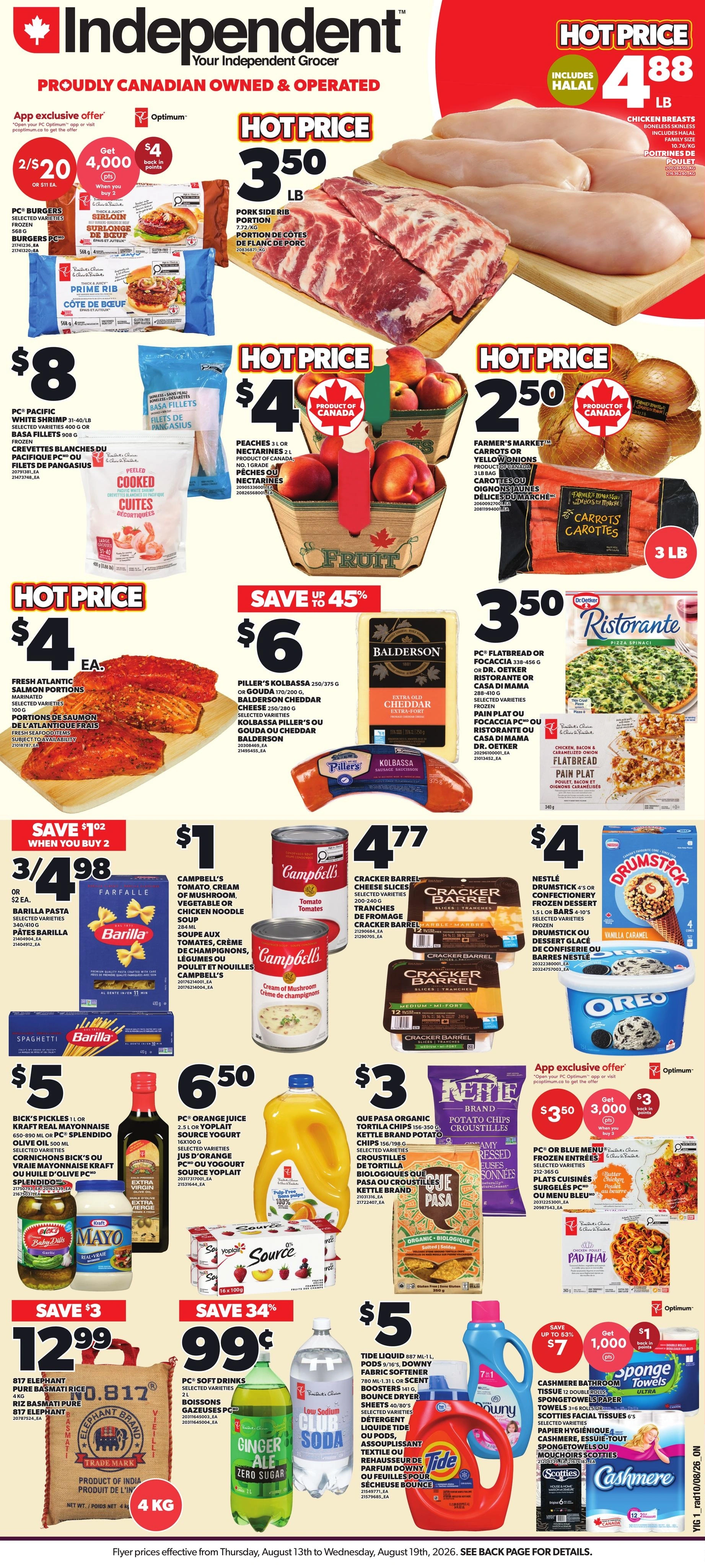 Your Independent Grocer flyer page 1