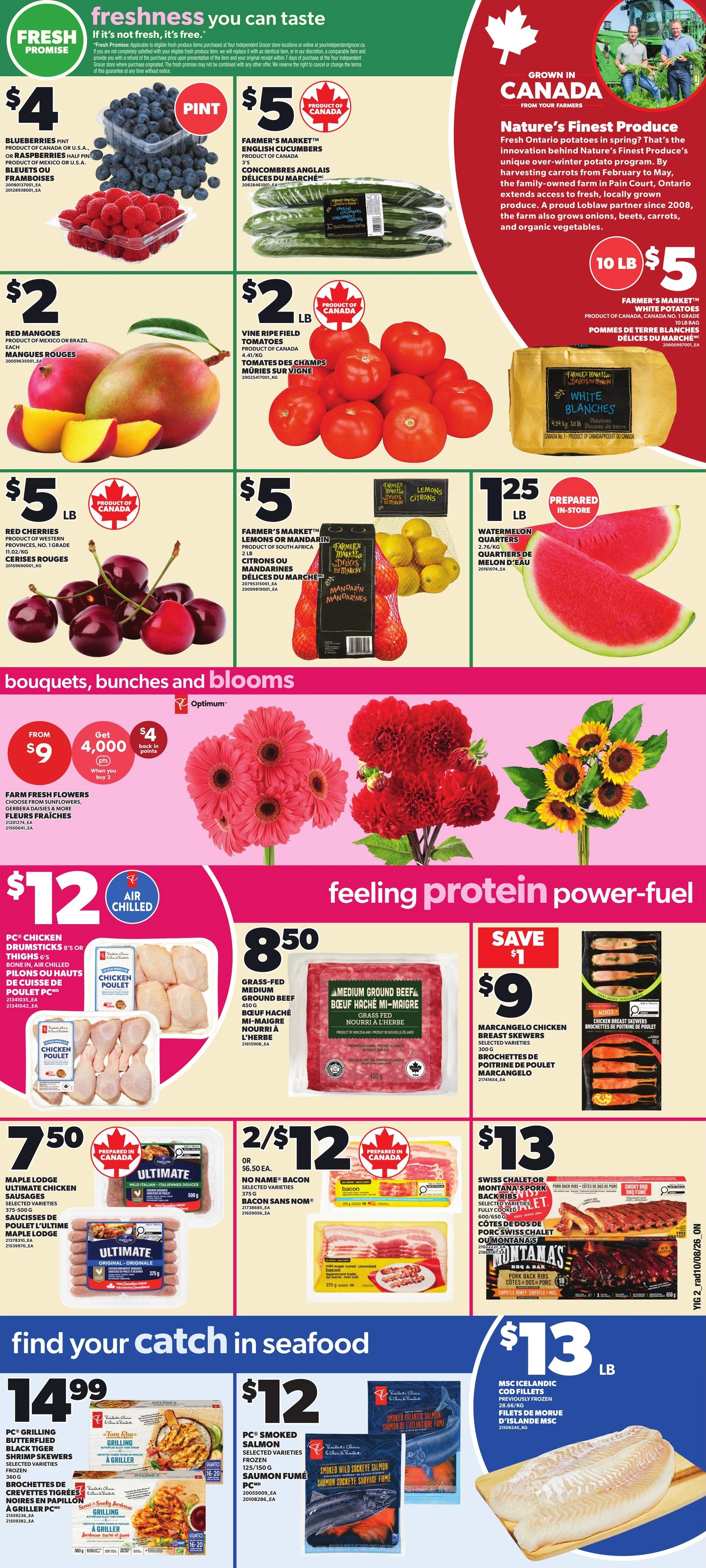 Your Independent Grocer flyer page 3