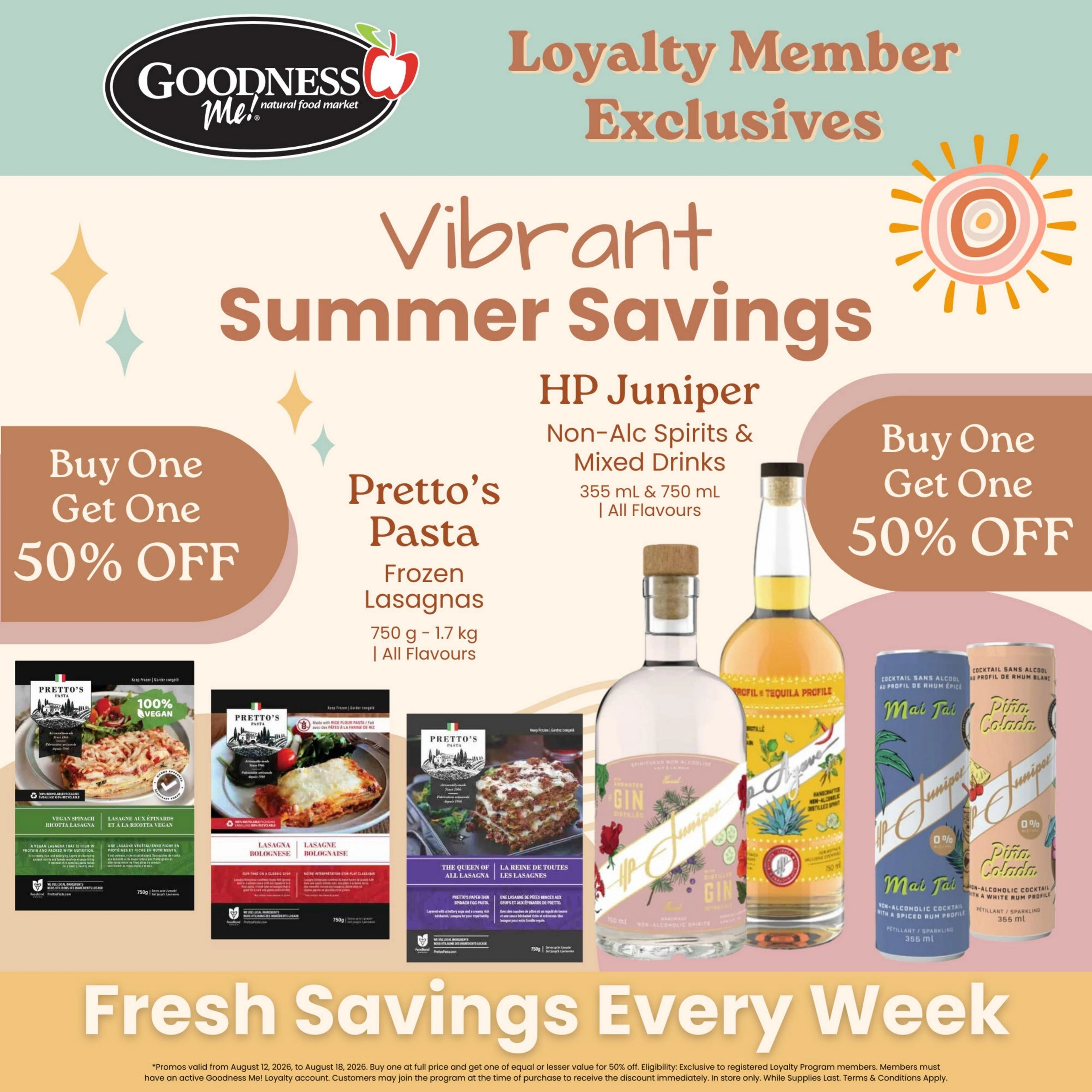 Goodness Me! flyer page 2