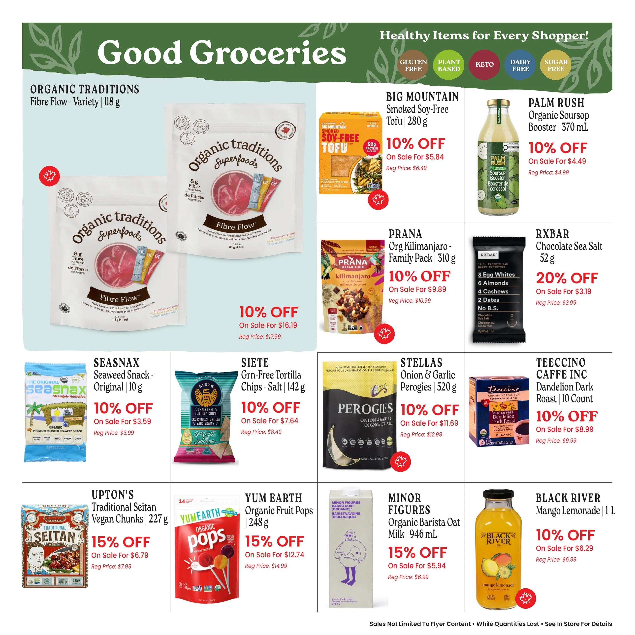 Goodness Me! flyer page 11