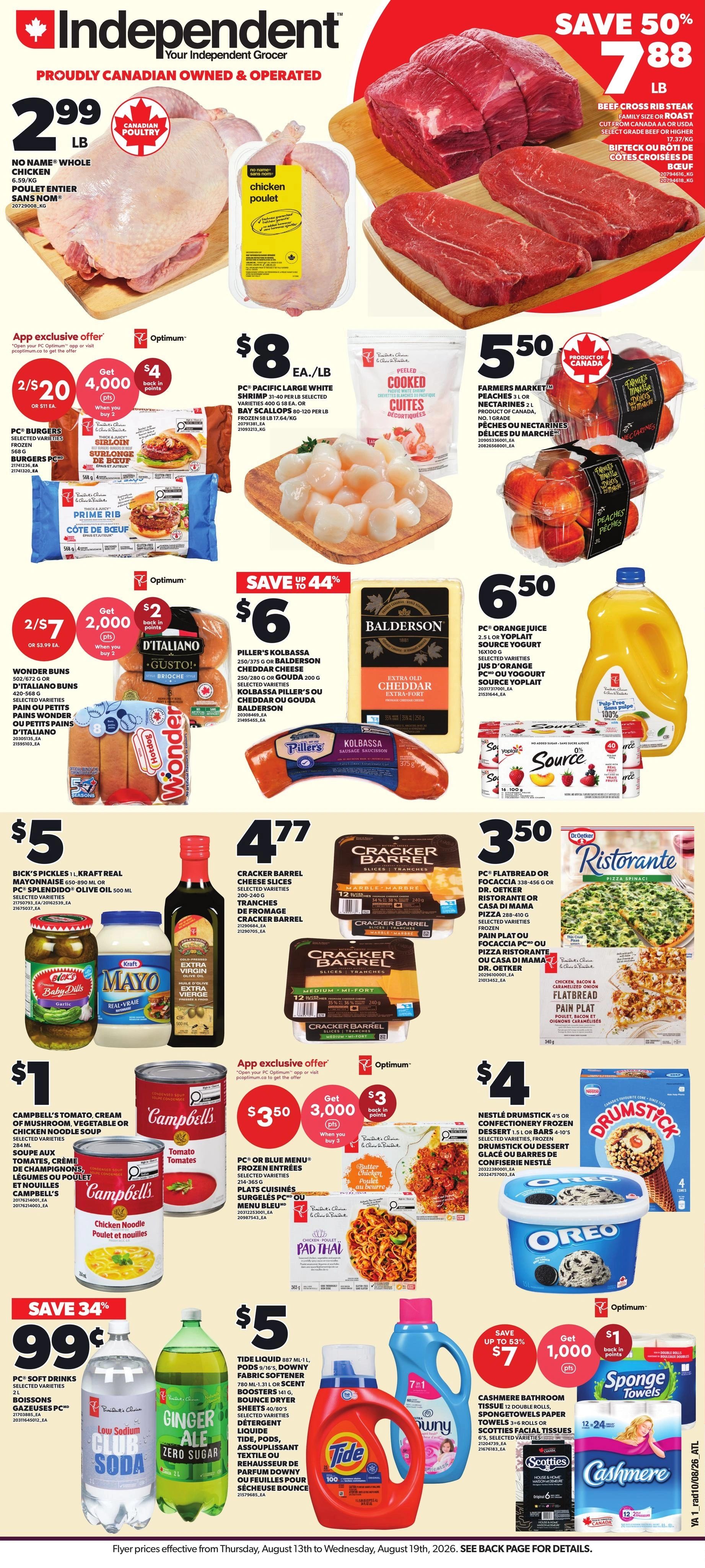 Your Independent Grocer flyer page 1