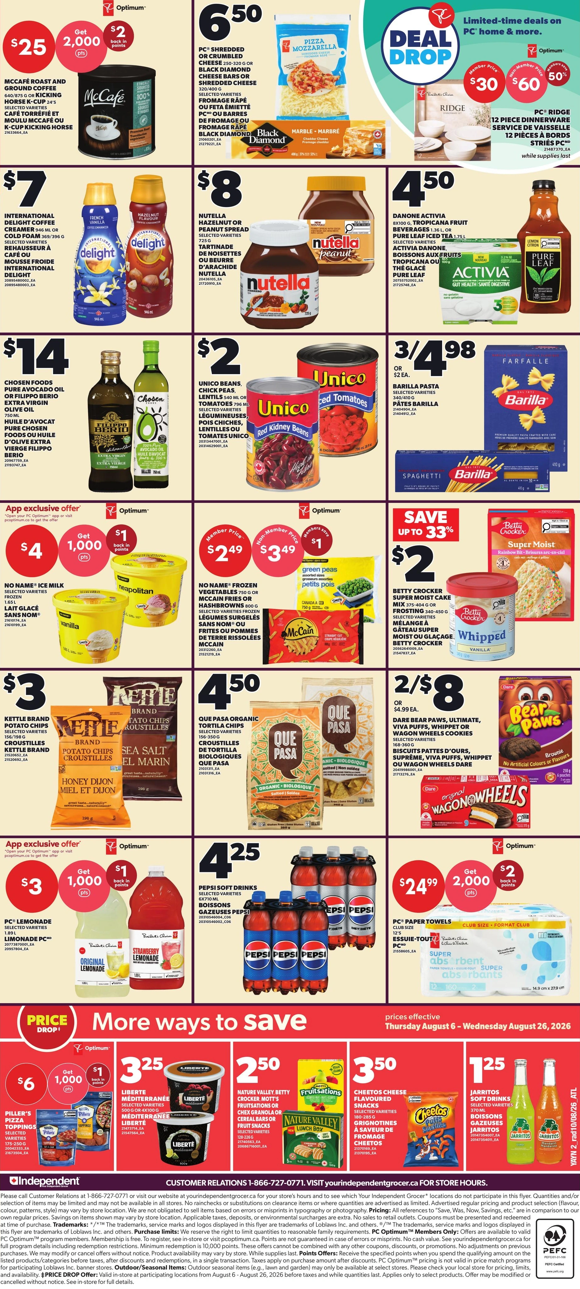 Your Independent Grocer flyer page 2