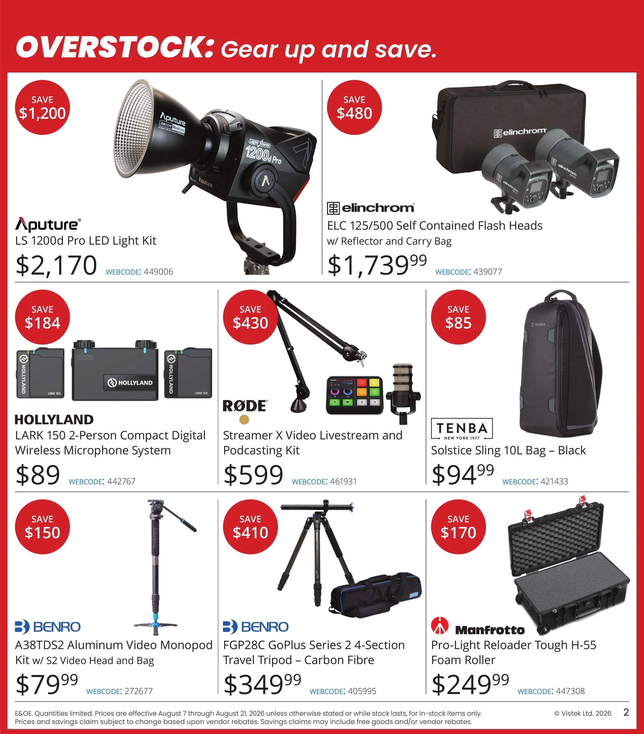 Vistek flyer page 2
