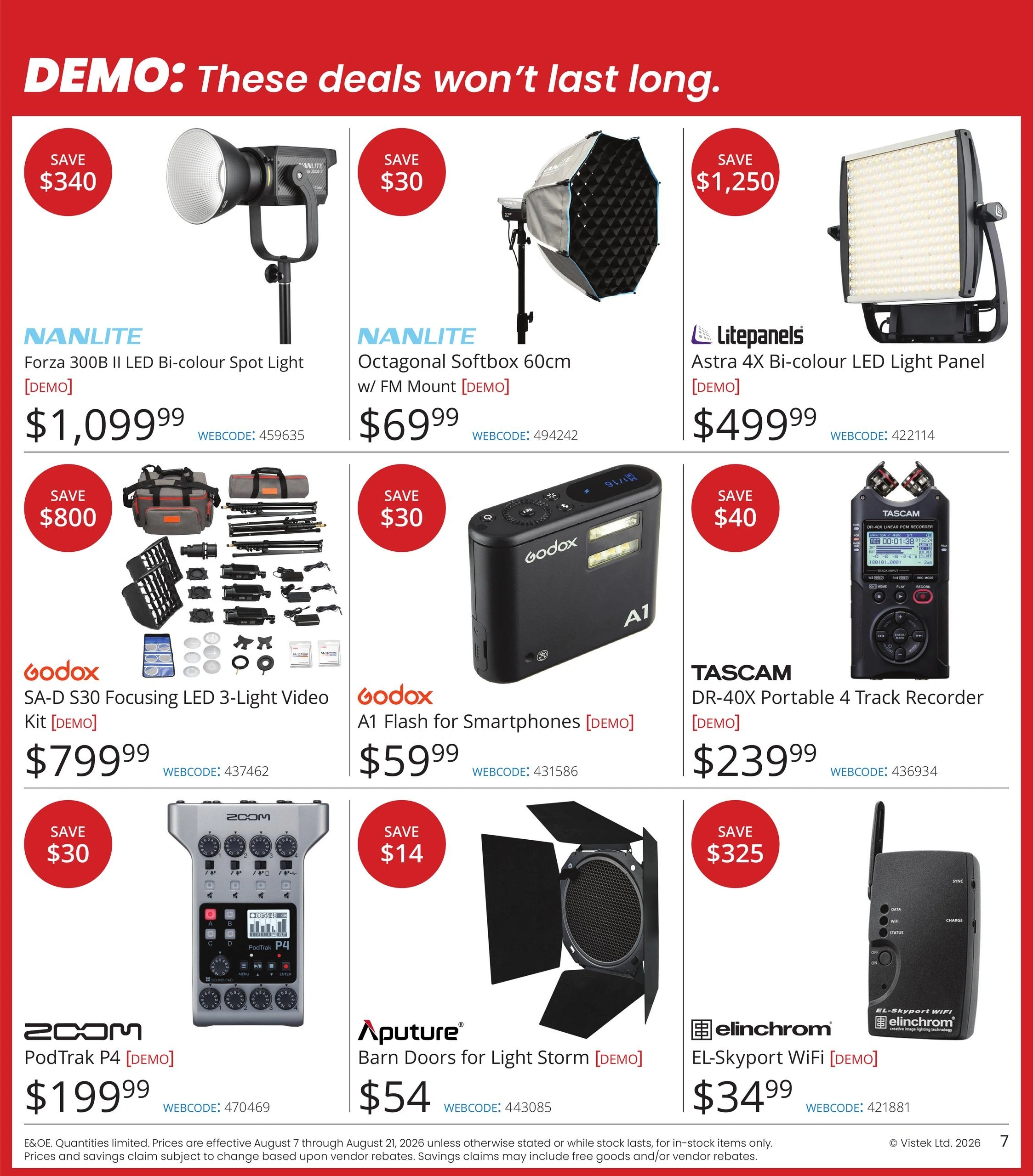 Vistek flyer page 7