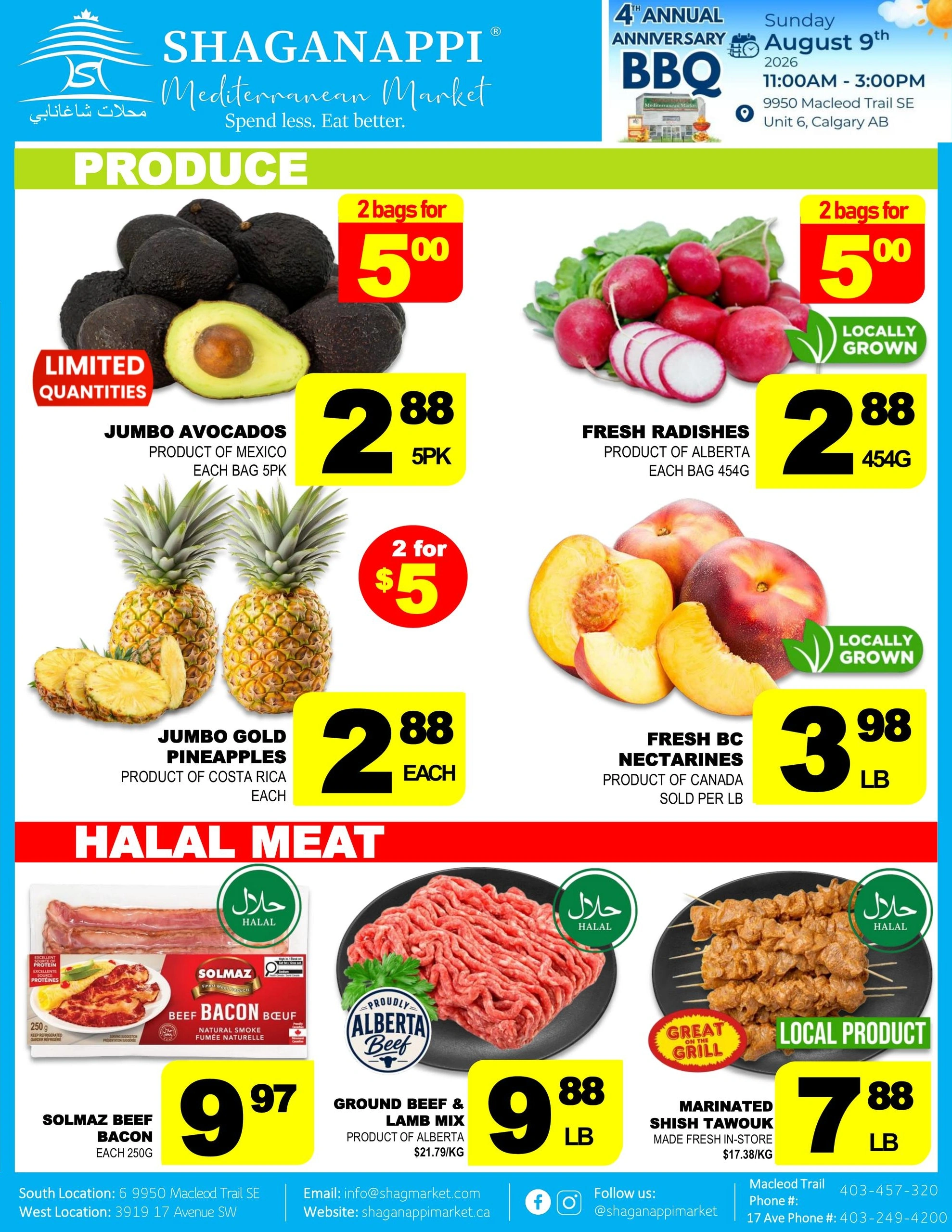 Shaganappi Mediterranean Market flyer page 2