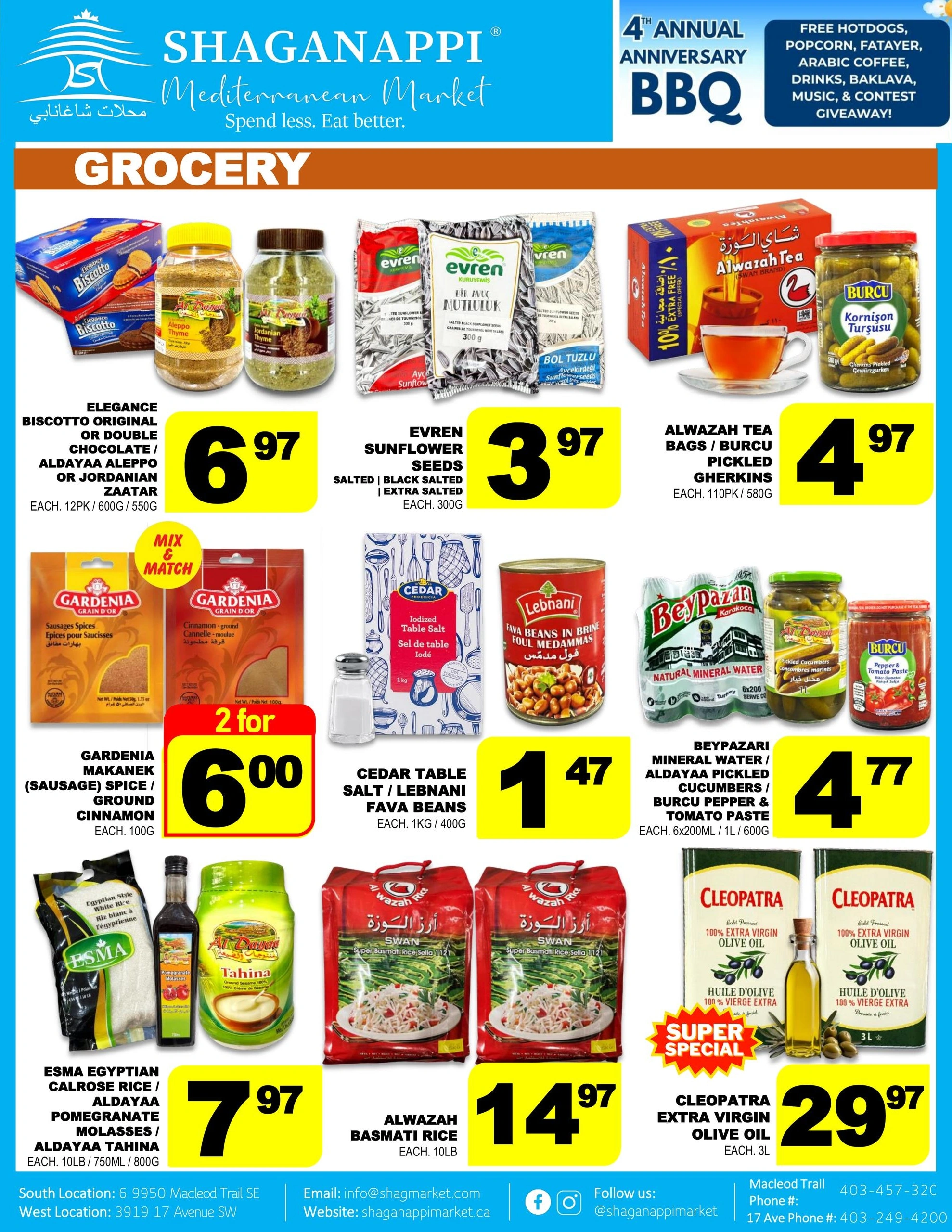 Shaganappi Mediterranean Market flyer page 3