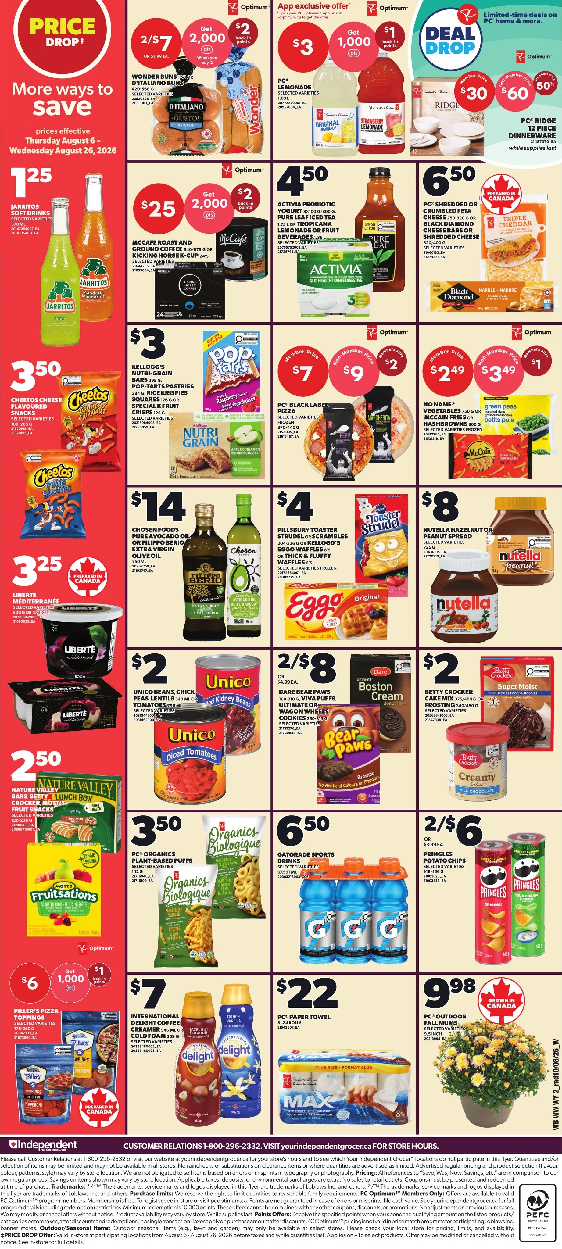 Your Independent Grocer flyer page 2
