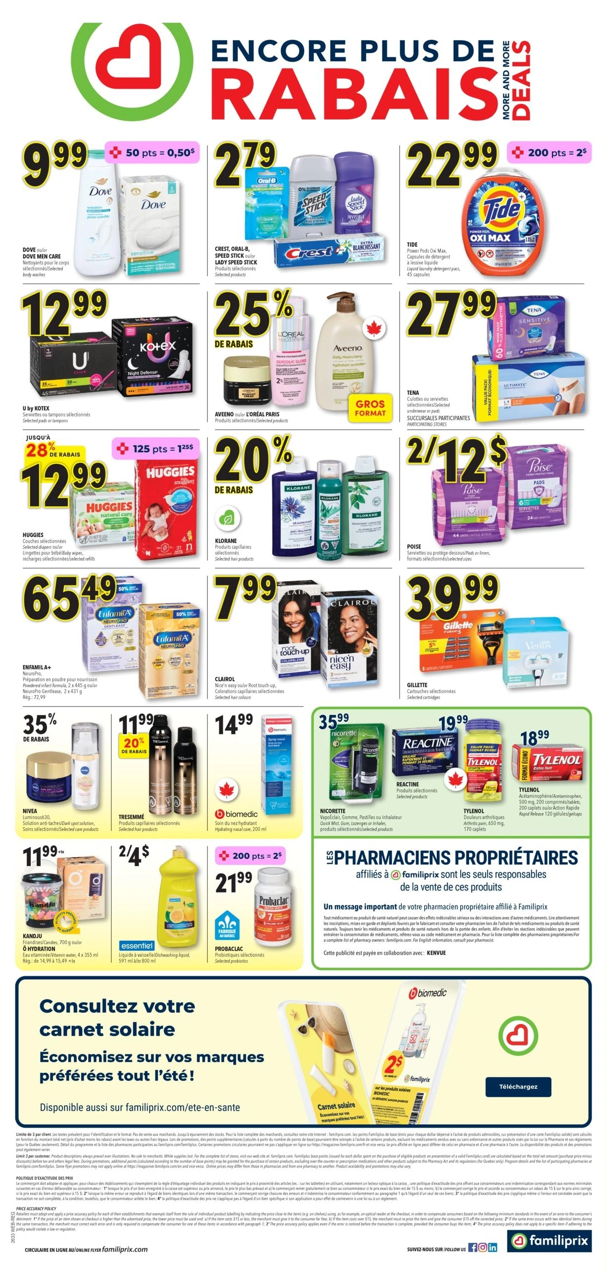 Familiprix flyer page 2