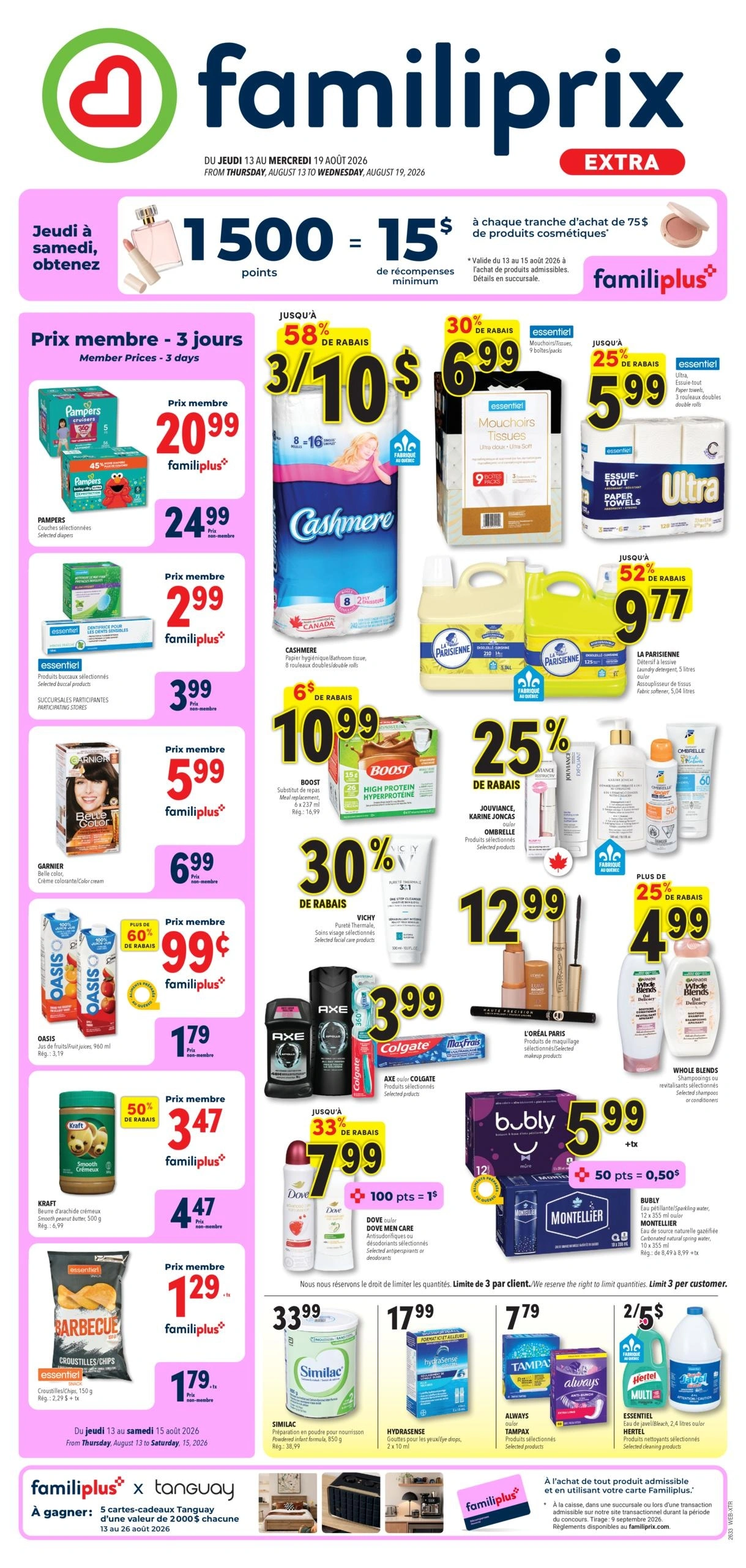 Familiprix Extra flyer page 1