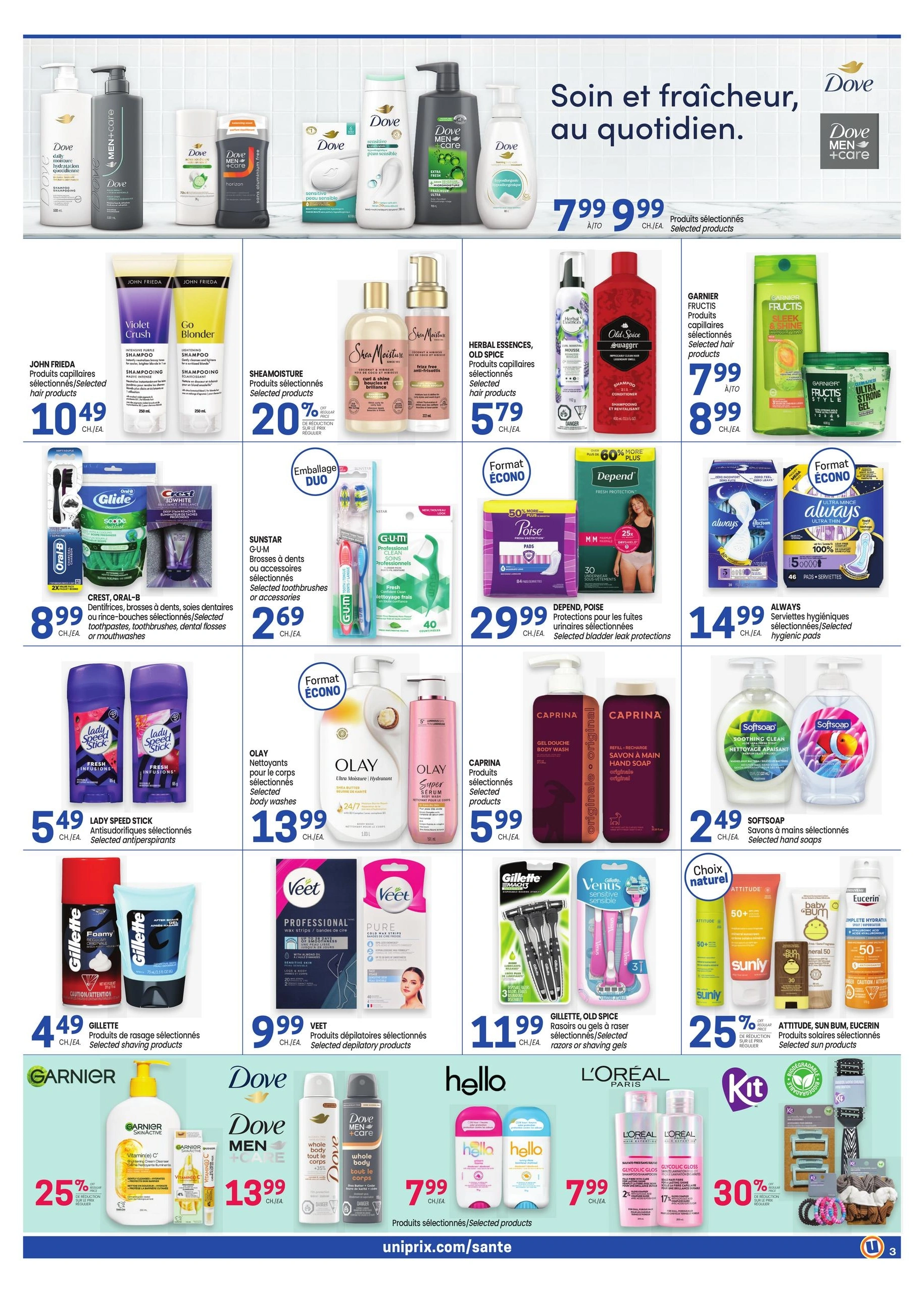 Uniprix Sante flyer page 3