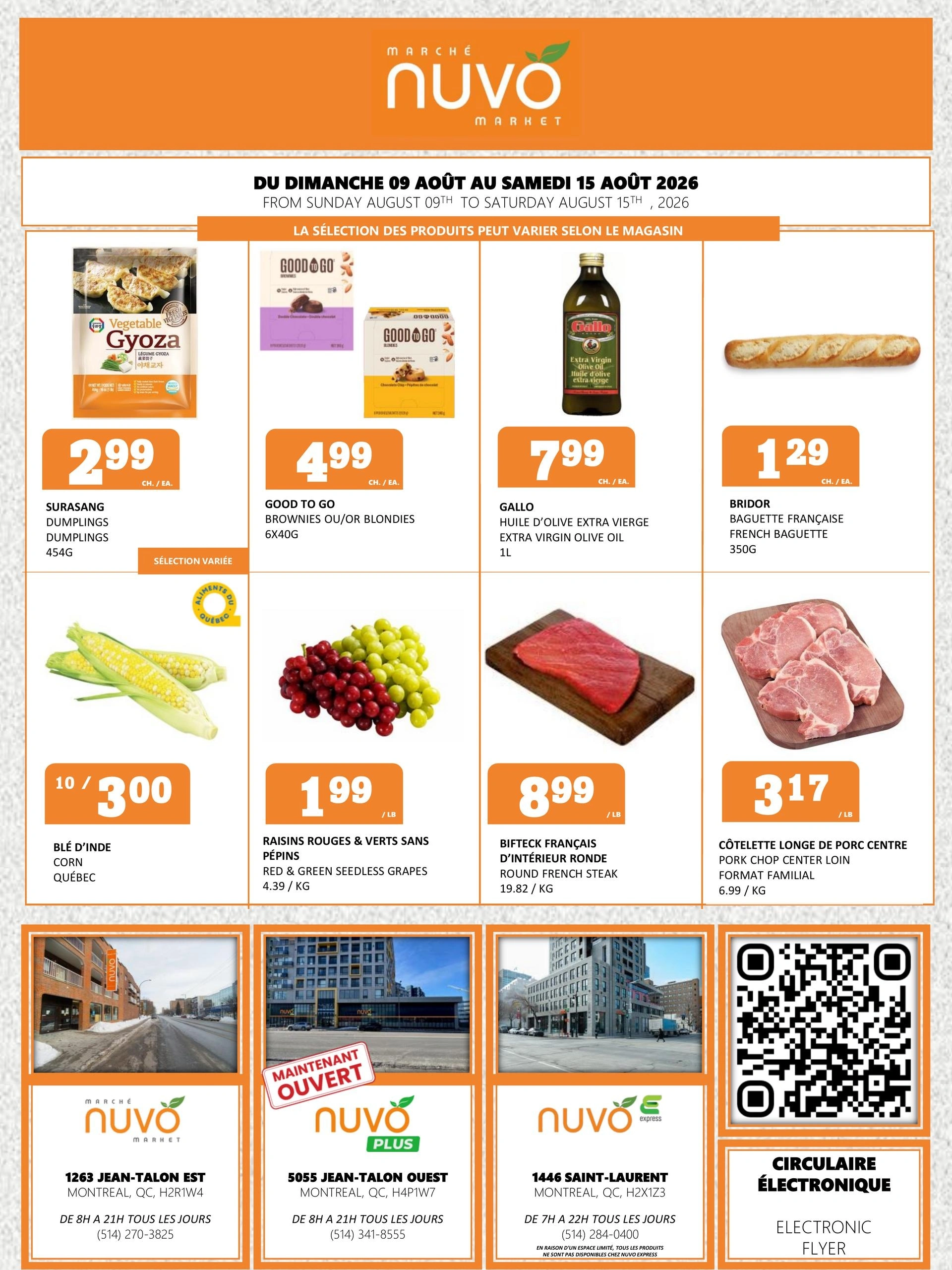 Marche Nuvo Market flyer page 1