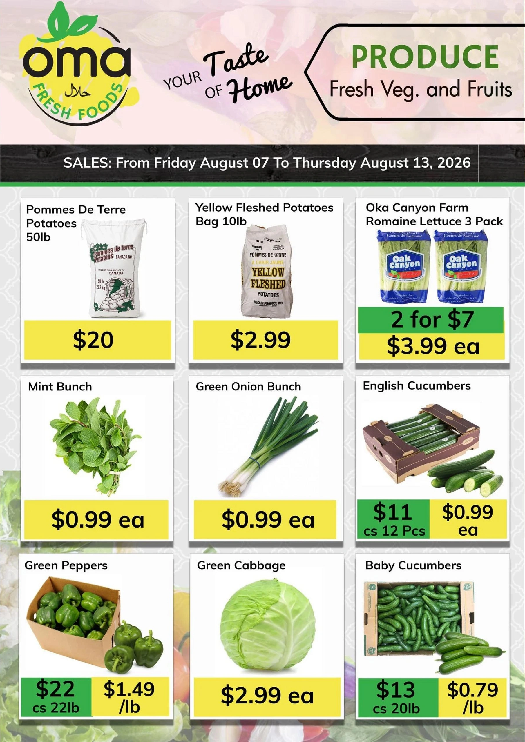 Oma Fresh Foods flyer page 5