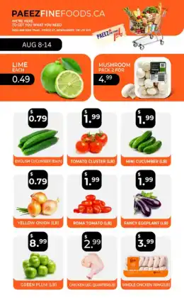 Paeez Fine Foods Monthly