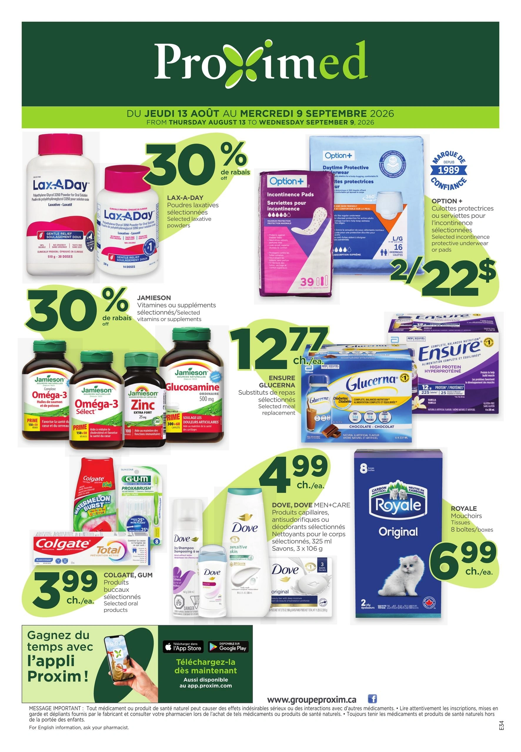 Proximed flyer page 1