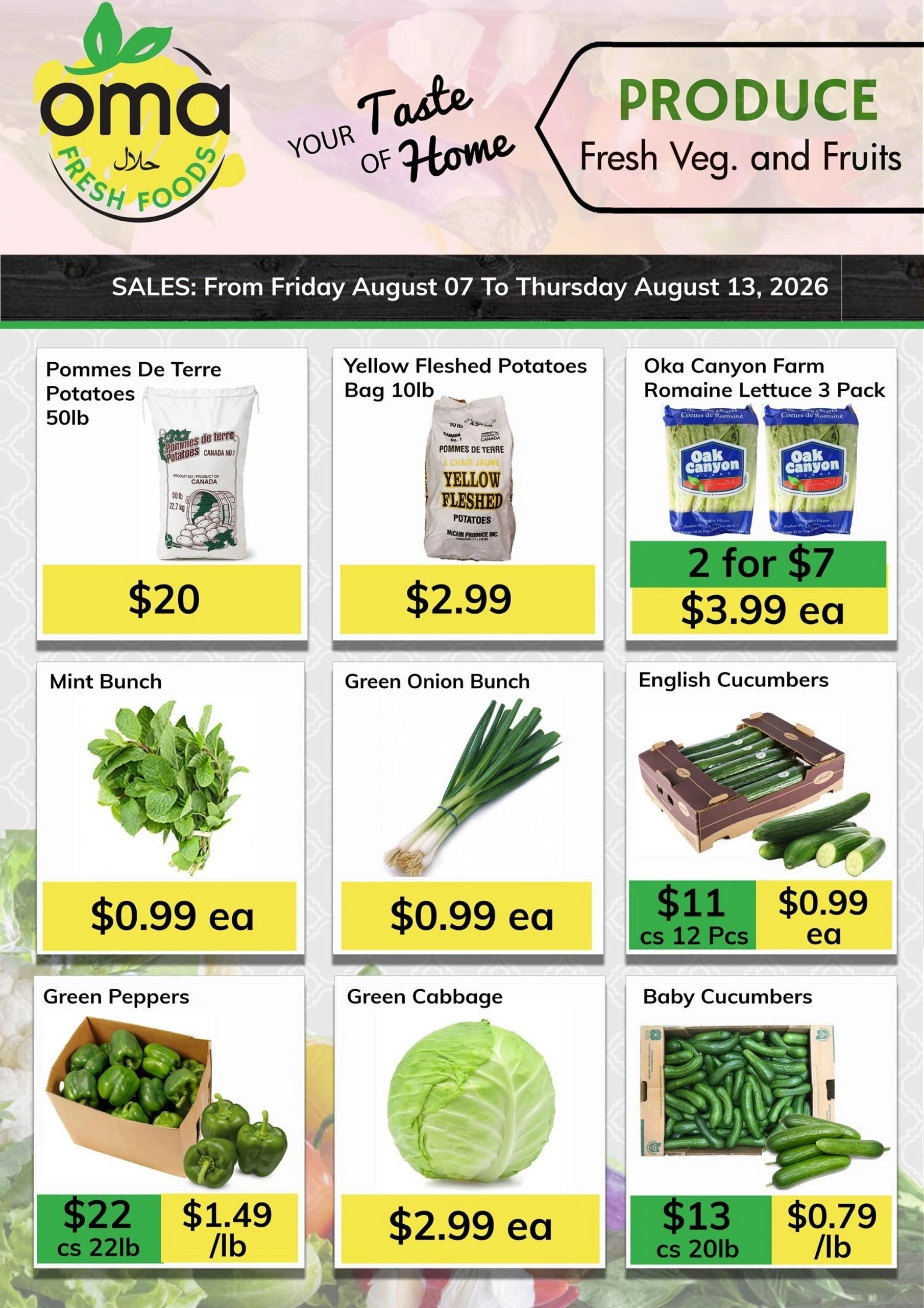 Oma Fresh Foods flyer page 5