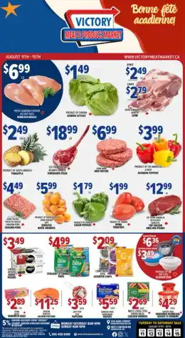 Victory Meat & Produce Market Indexed Weekly
