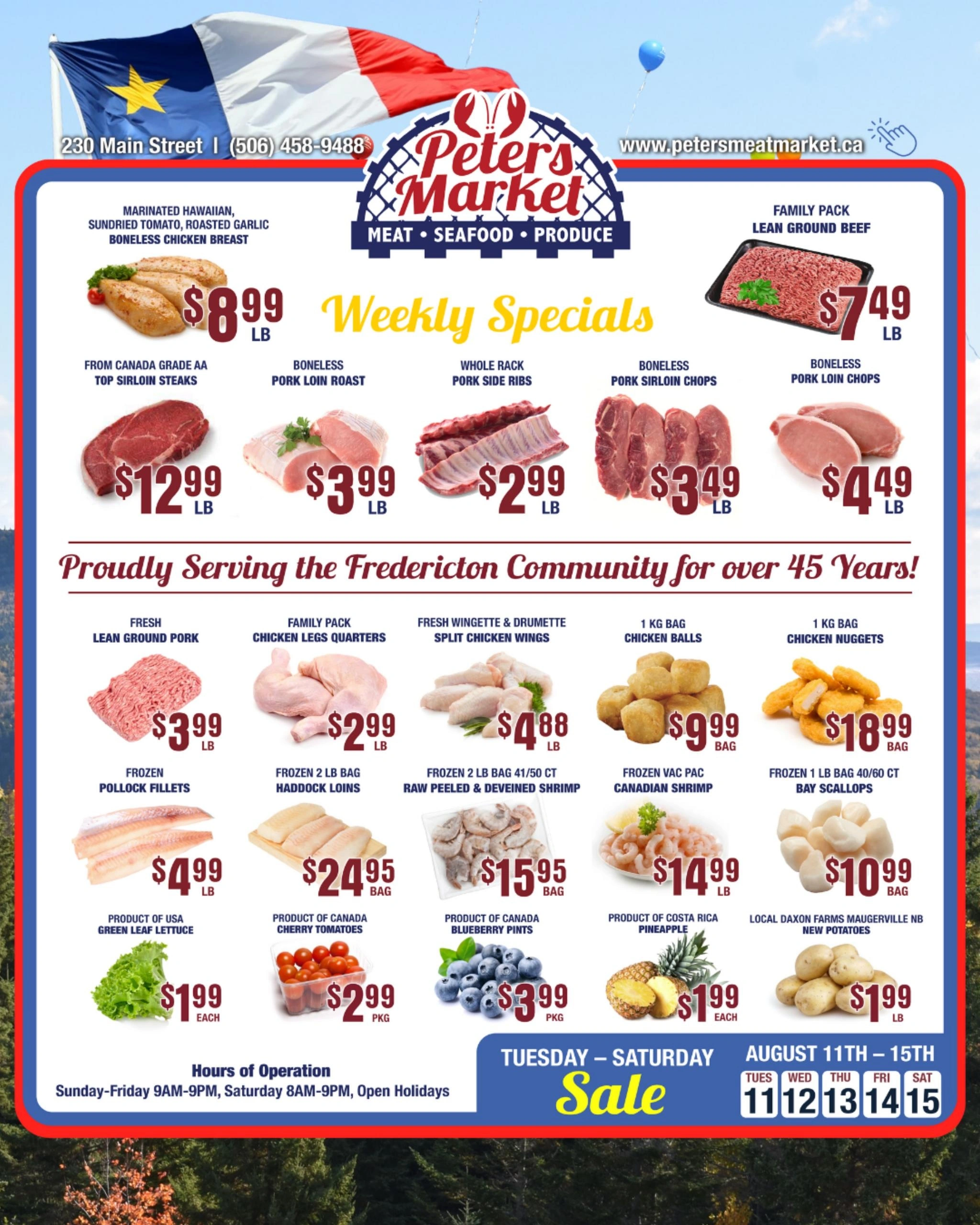 Peter's Meat Market flyer page 1