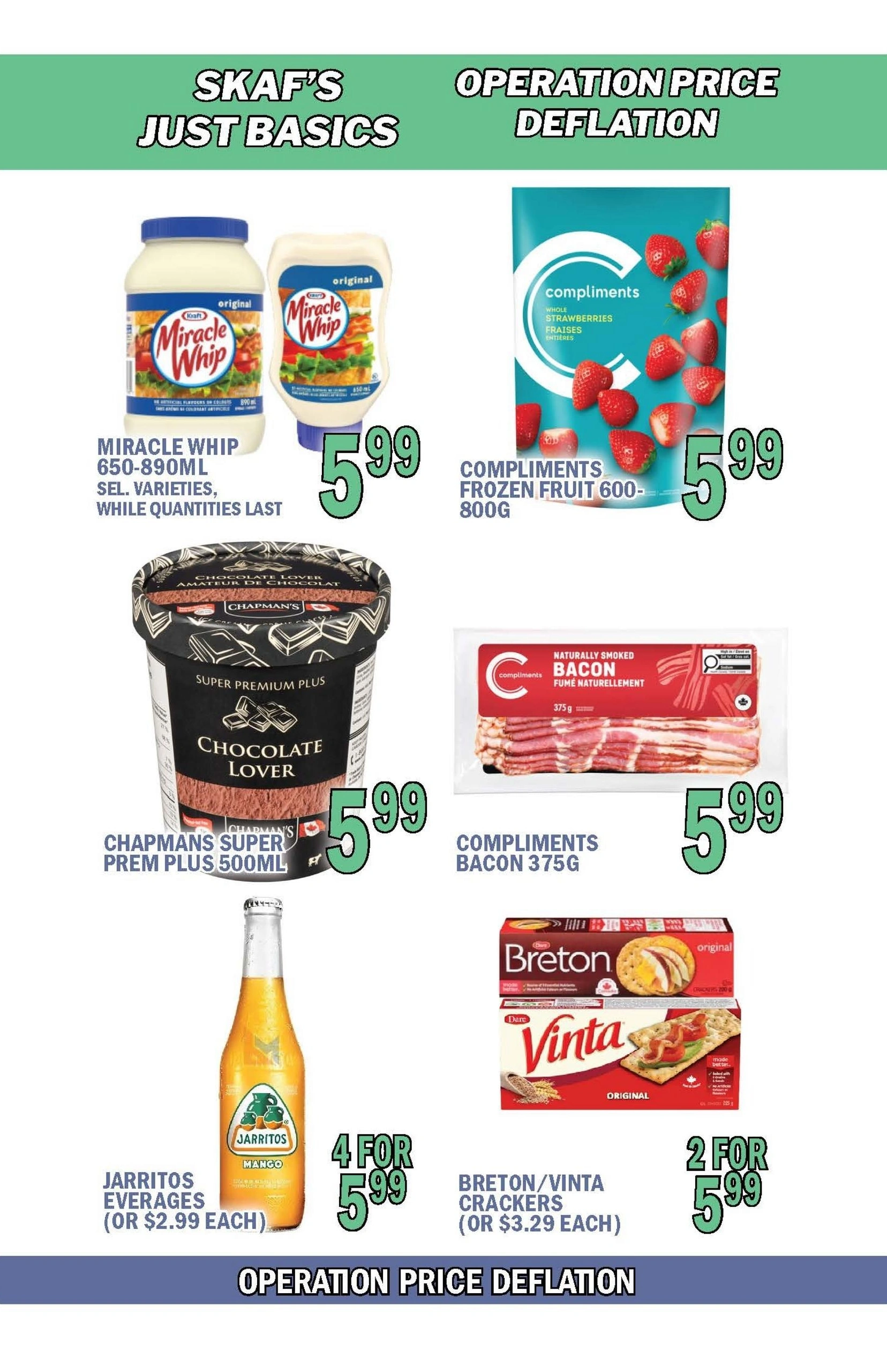 Skaf's Just Basics flyer page 72