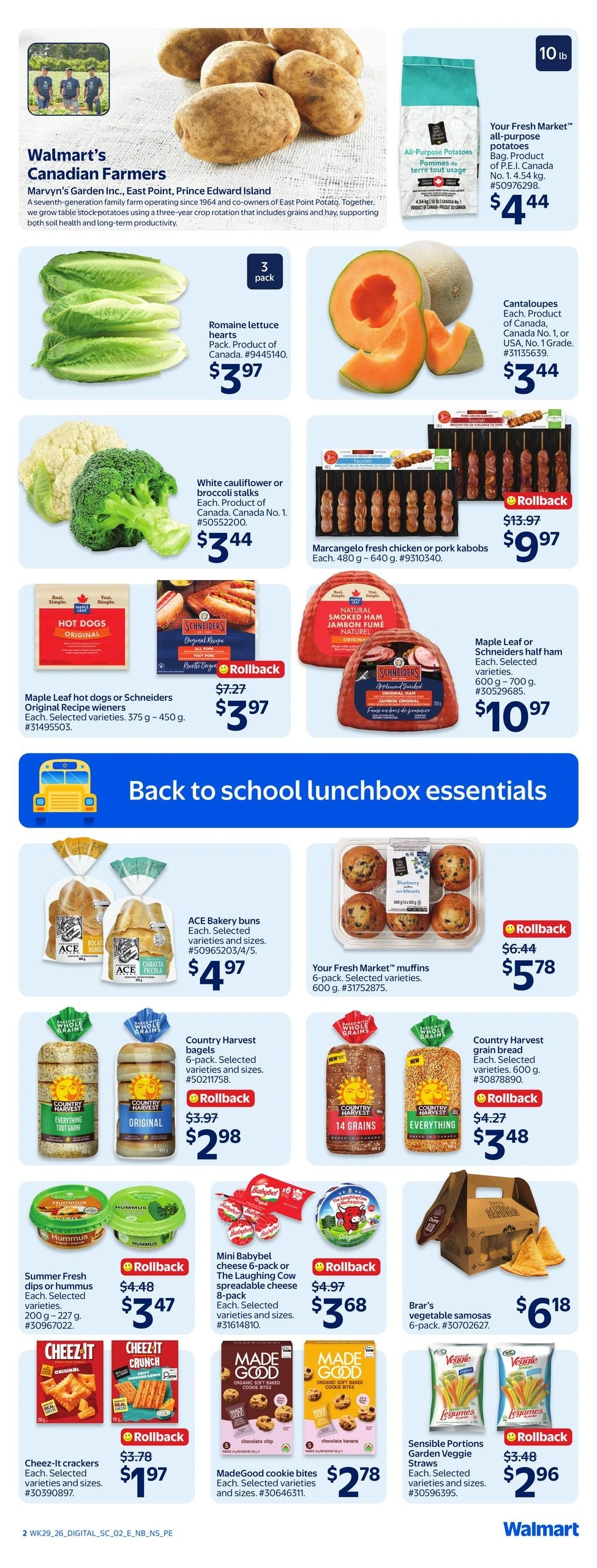 Walmart flyer page 4