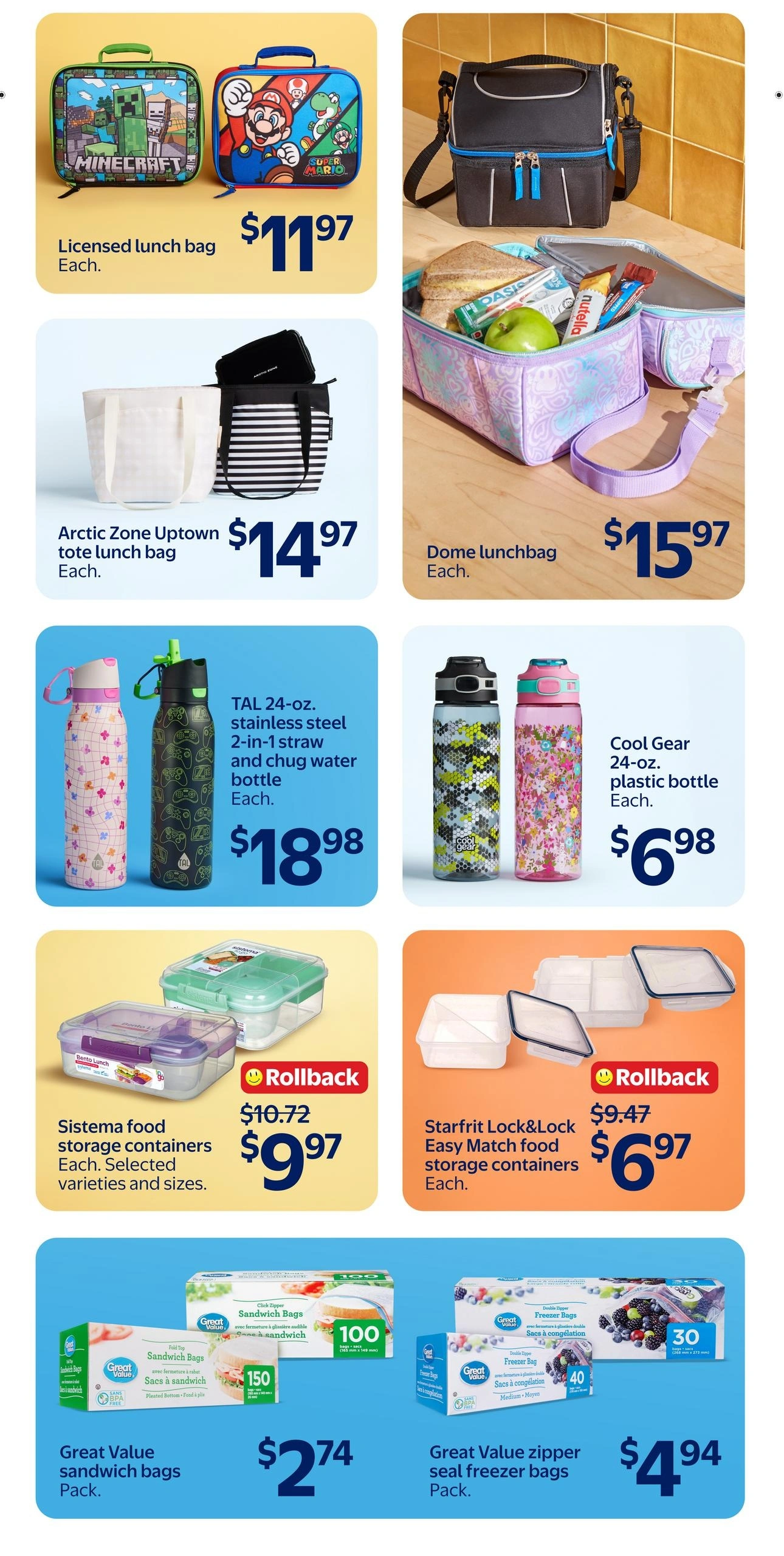 Walmart flyer page 22