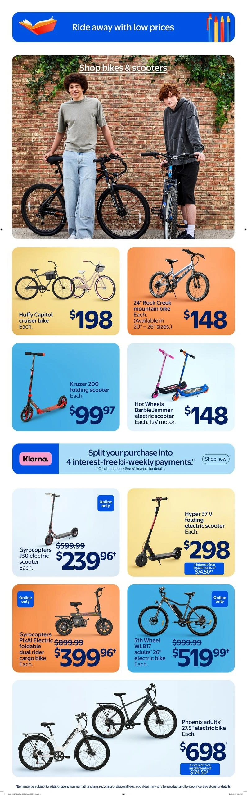 Walmart flyer page 30