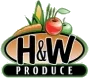 H&W Produce logo